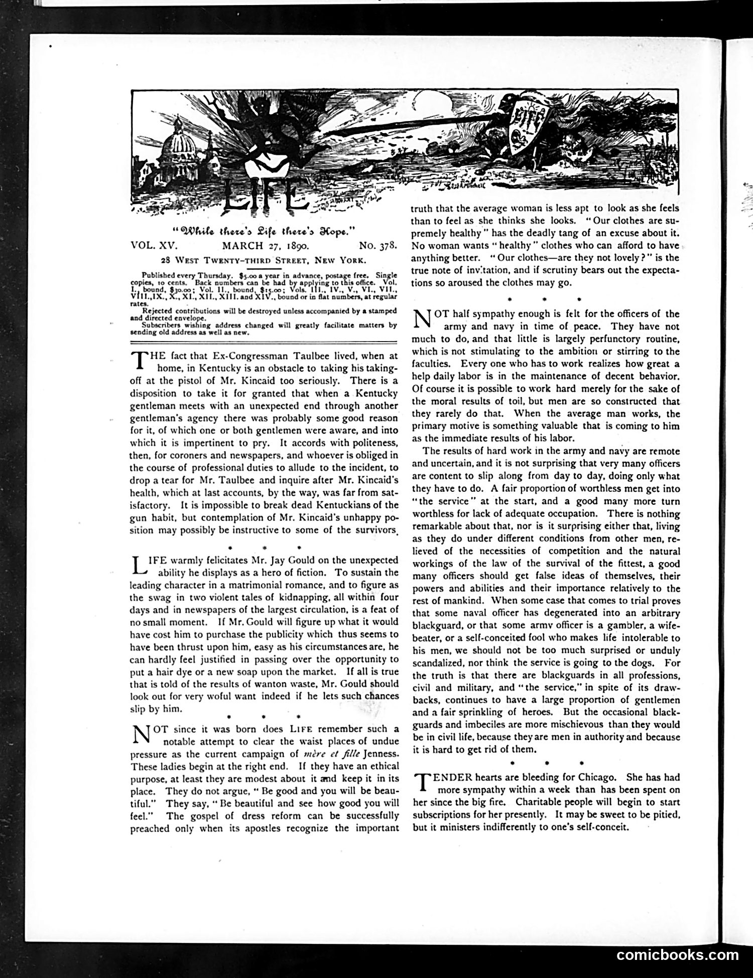 Life — March 27, 1890 — page 4: Life, 1890-03-27