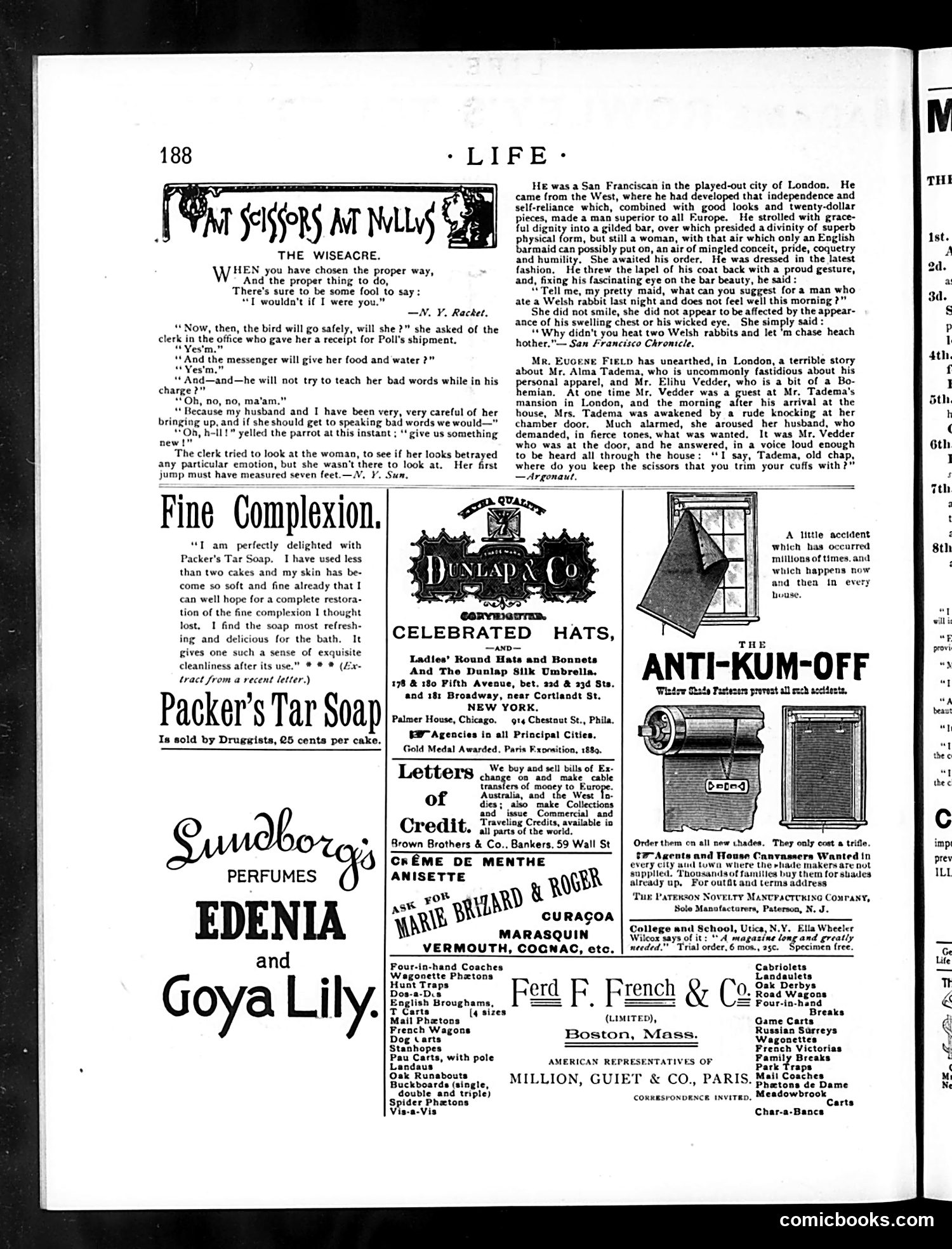 Life — March 27, 1890 — page 14: Life, 1890-03-27