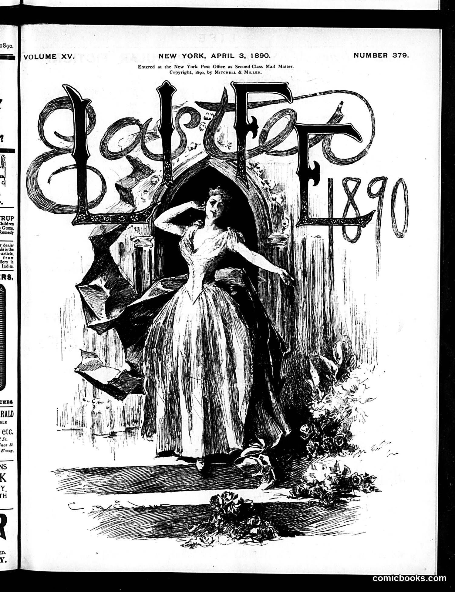 Life — April 3, 1890 — page 1: Life, 1890-04-03