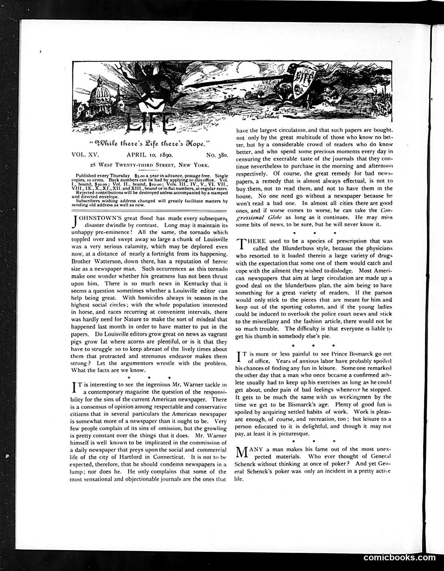 Life — April 10, 1890 — page 4: Life, 1890-04-10