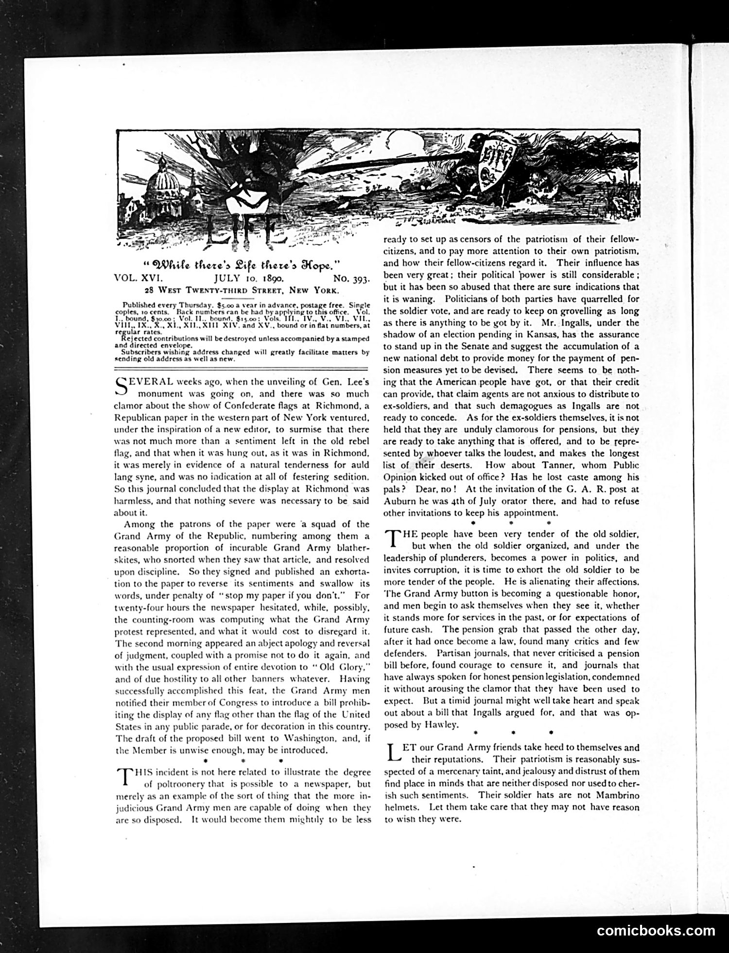 Life — July 10, 1890 — page 4: Life, 1890-07-10