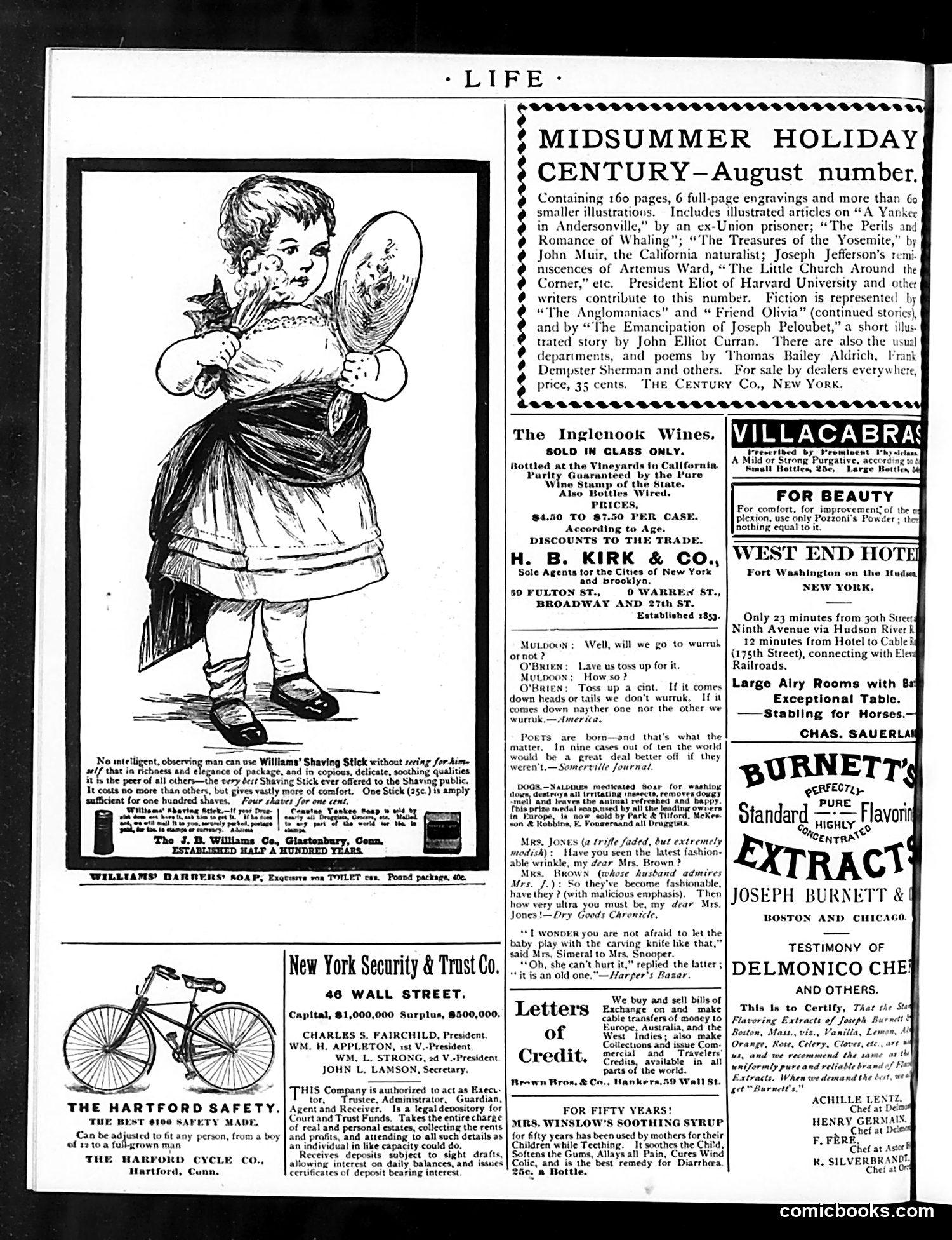 Life — August 7, 1890 — page 2: Life, 1890-08-07