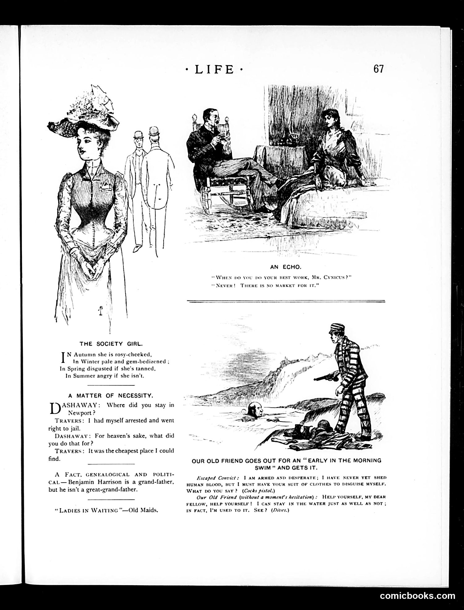 Life — August 7, 1890 — page 11: Life, 1890-08-07