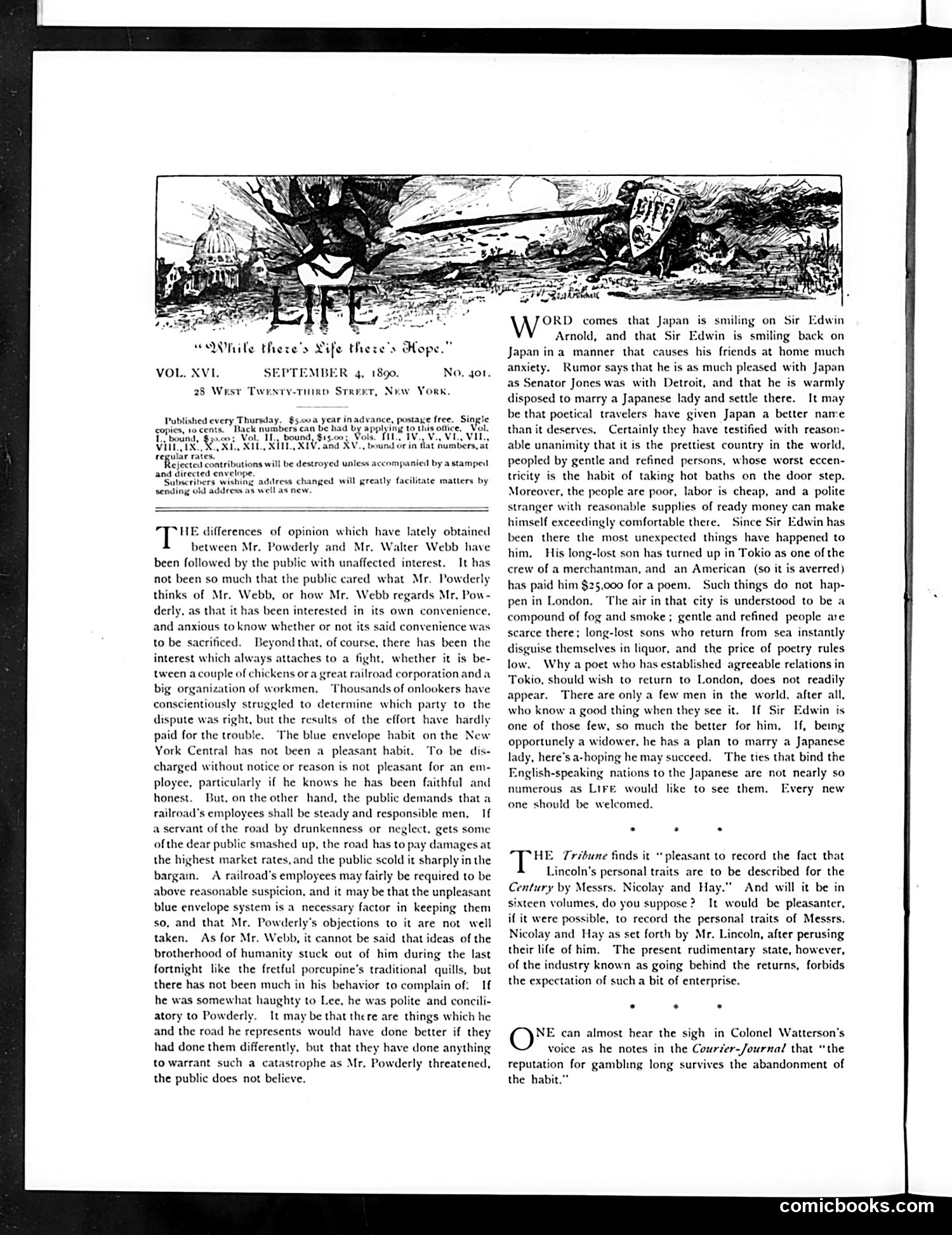 Life — September 4, 1890 — page 4: Life, 1890-09-04