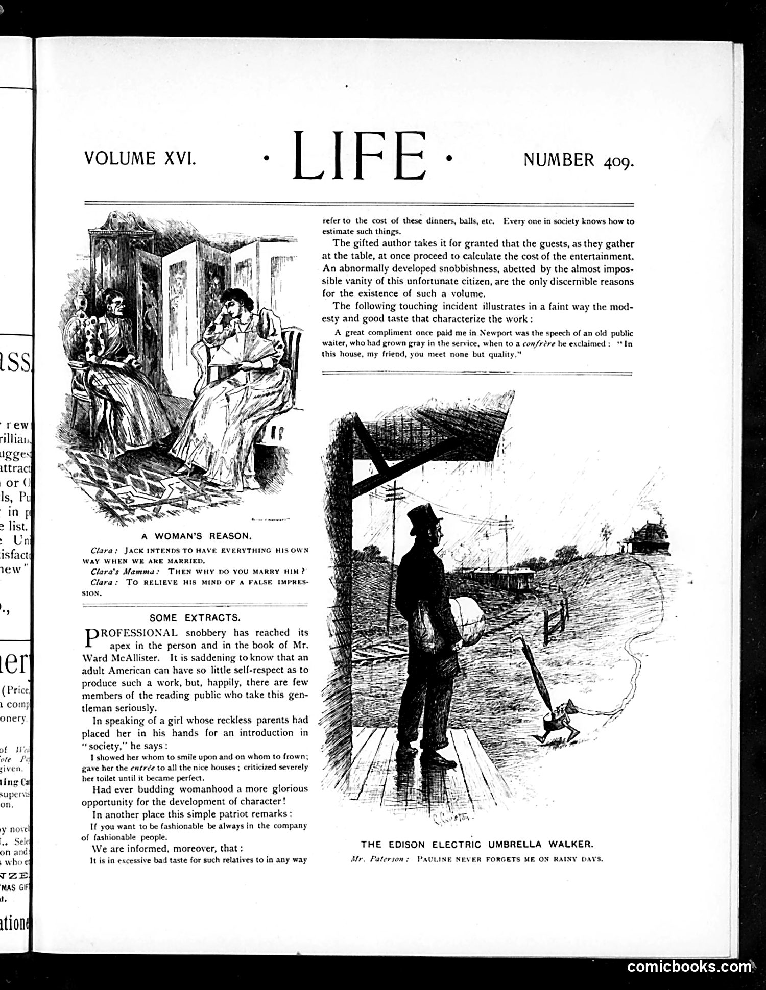 Life — October 30, 1890 — page 3: Life, 1890-10-30