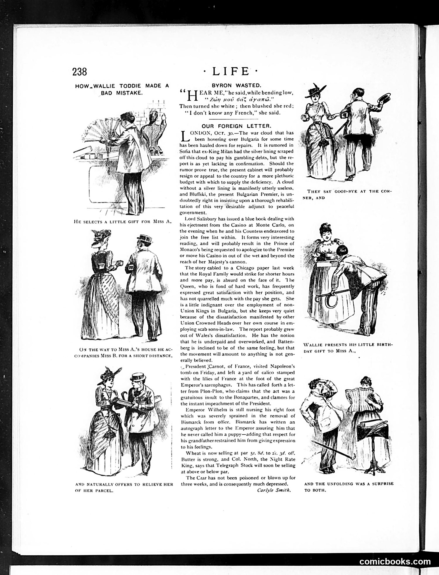 Life — October 30, 1890 — page 8: Life, 1890-10-30