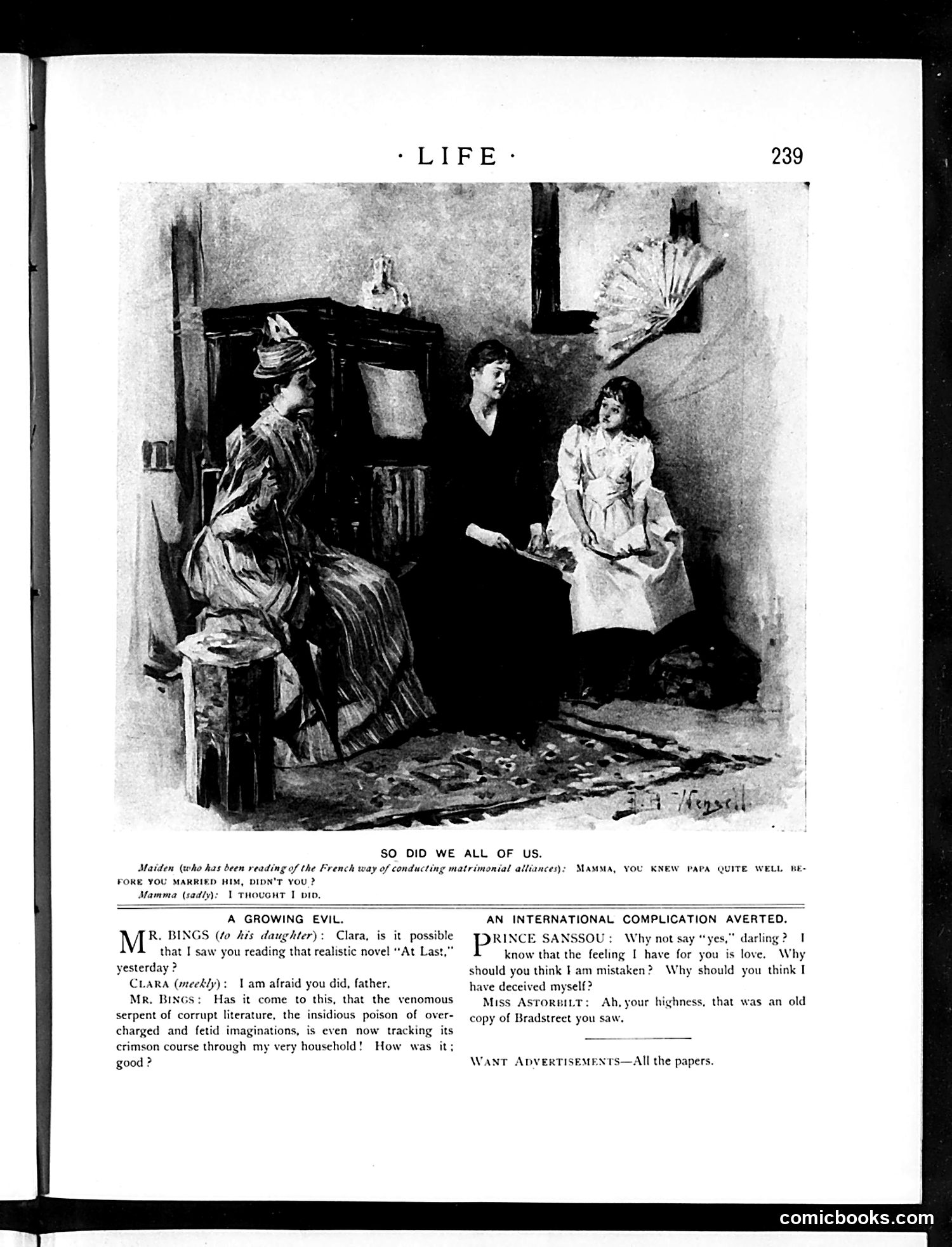 Life — October 30, 1890 — page 9: Life, 1890-10-30