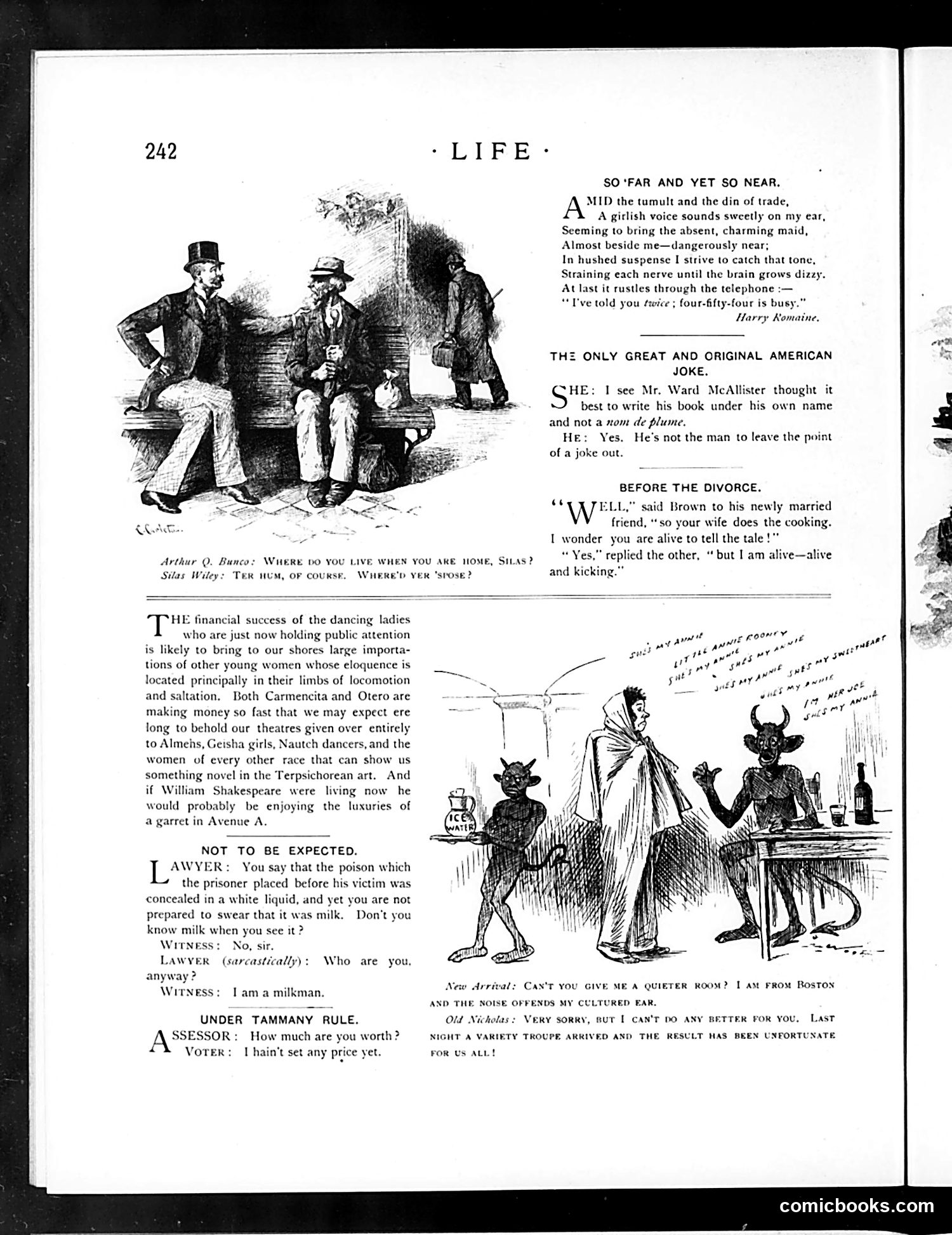 Life — October 30, 1890 — page 12: Life, 1890-10-30