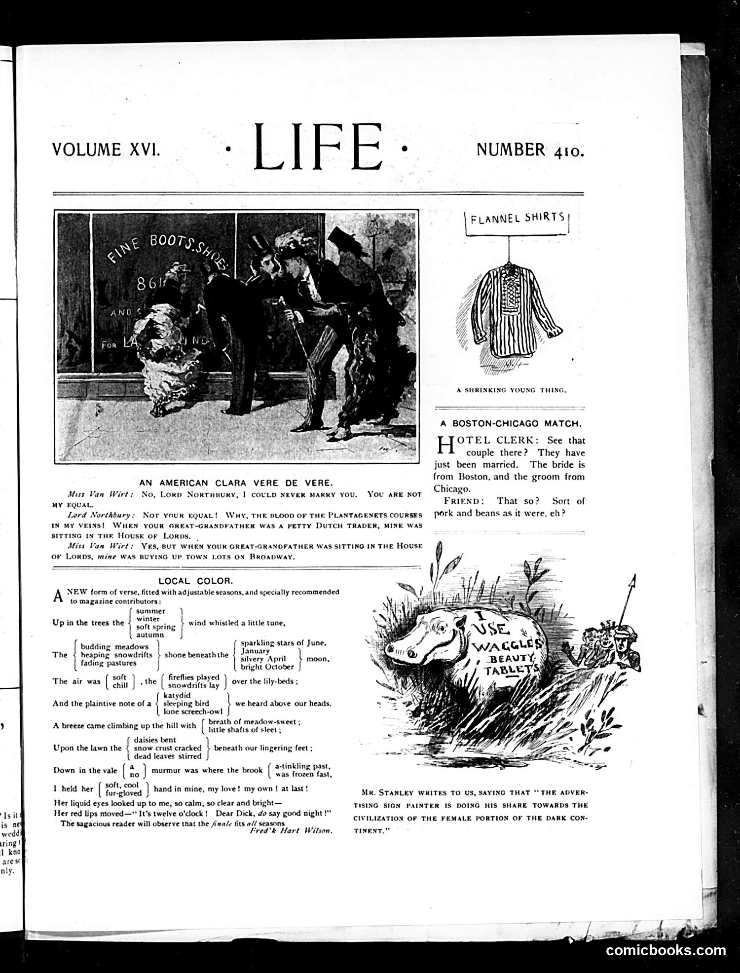 Life — November 6, 1890 — page 3: Life, 1890-11-06