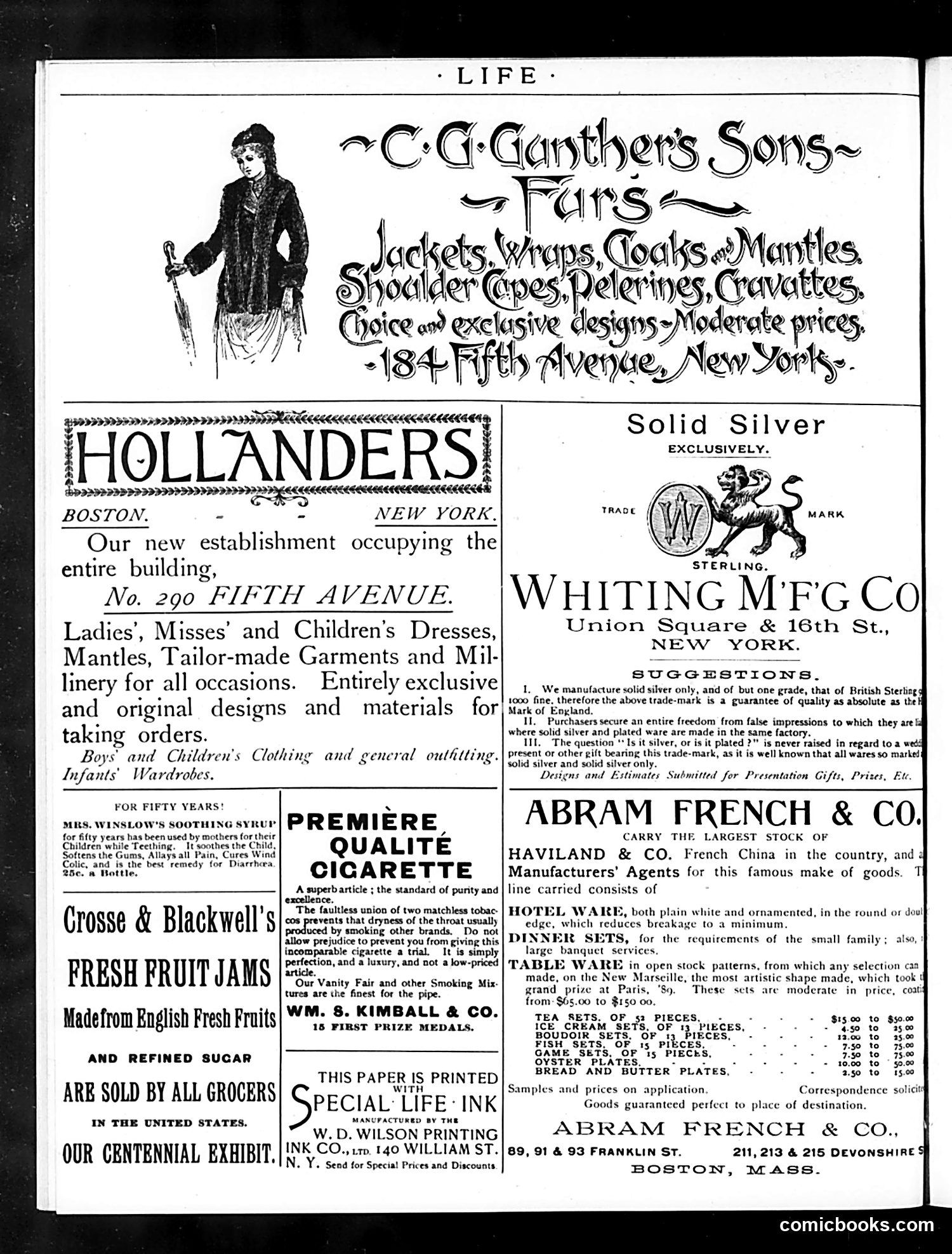 Life — December 4, 1890 — page 2: Life, 1890-12-04