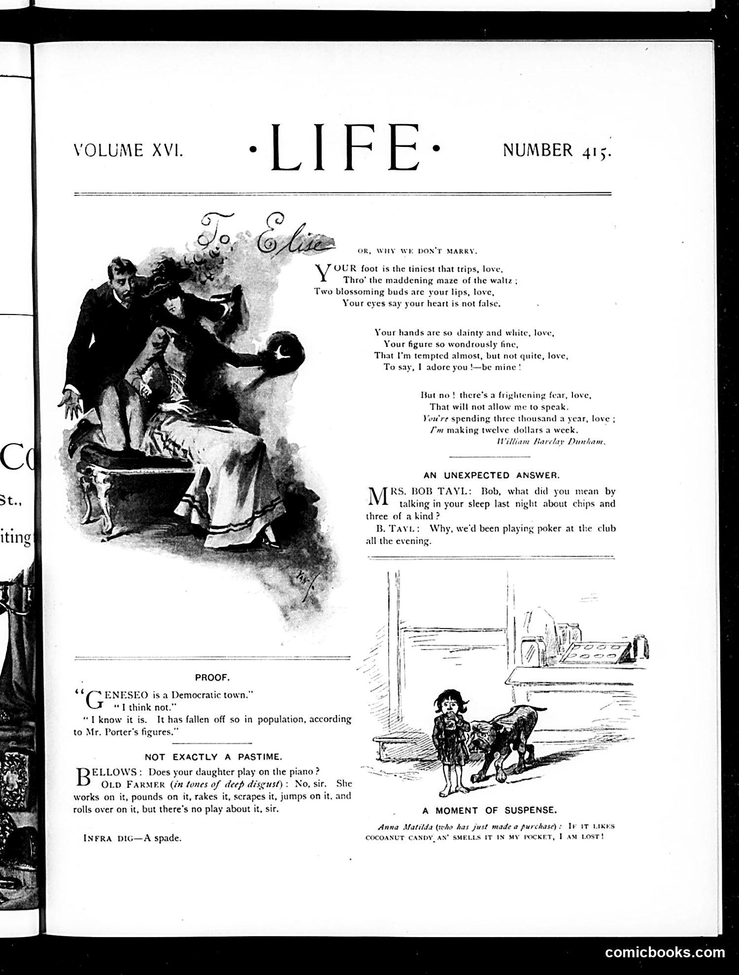 Life — December 11, 1890 — page 3: Life, 1890-12-11