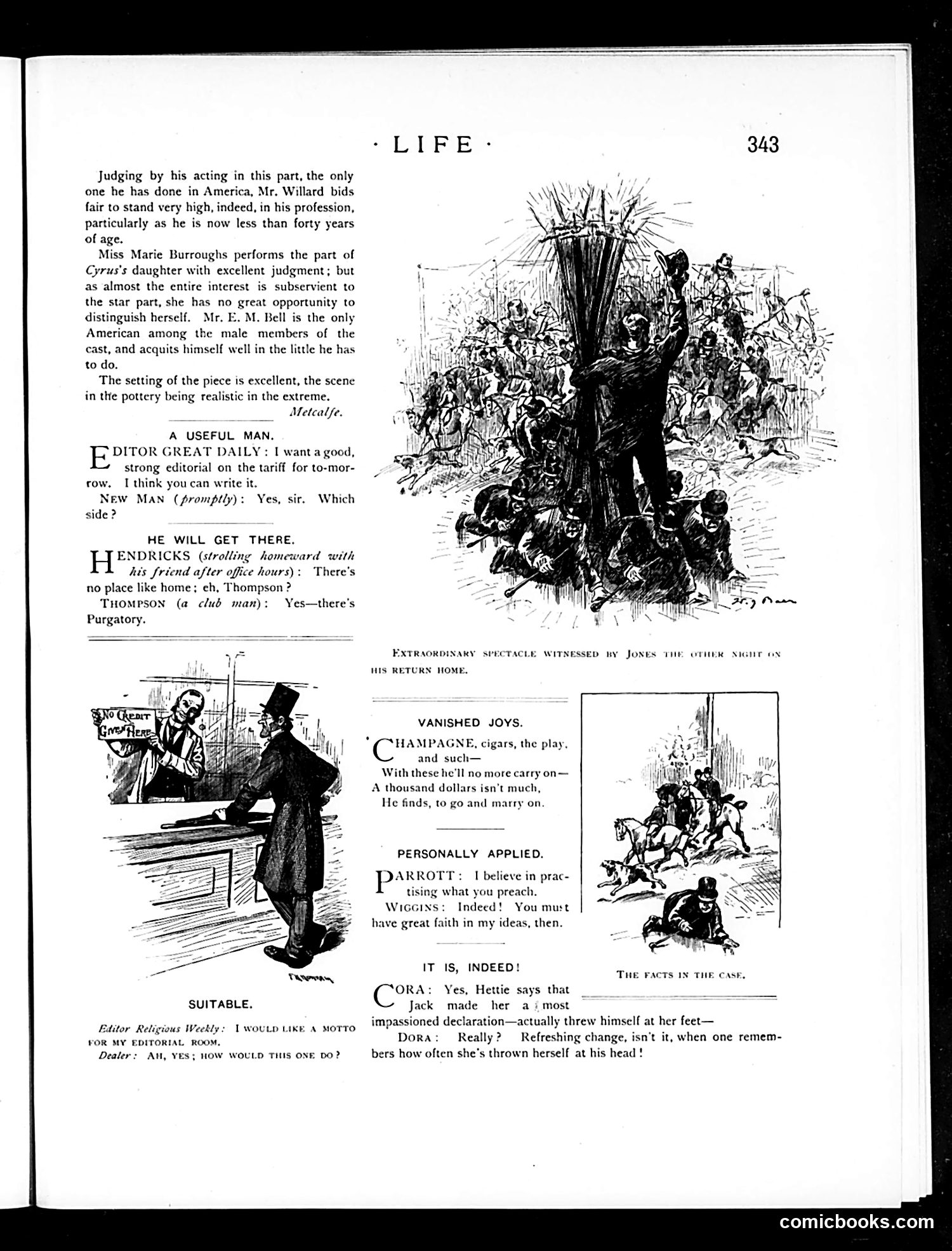 Life — December 11, 1890 — page 13: Life, 1890-12-11