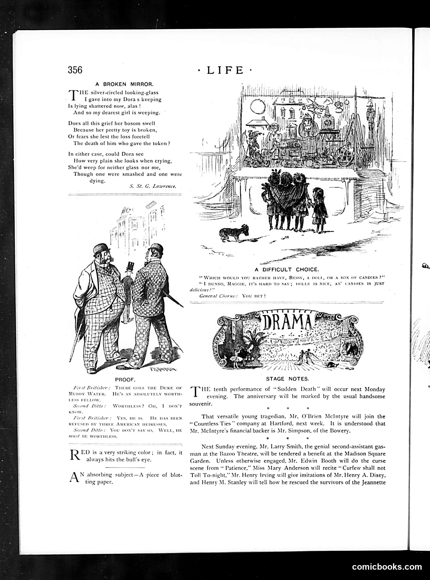 Life — December 18, 1890 — page 10: Life, 1890-12-18