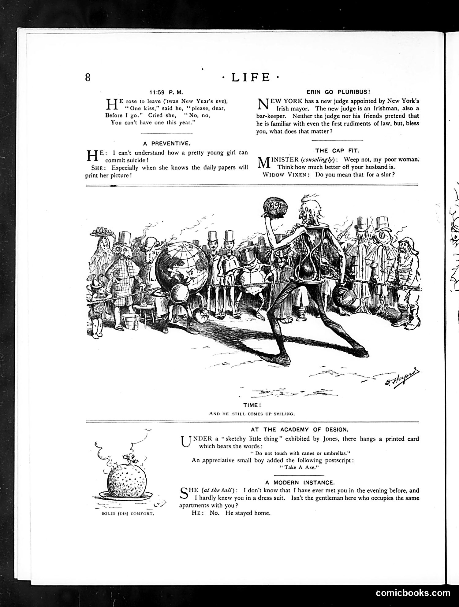 Life — January 1, 1891 — page 8: Life, 1891-01-01