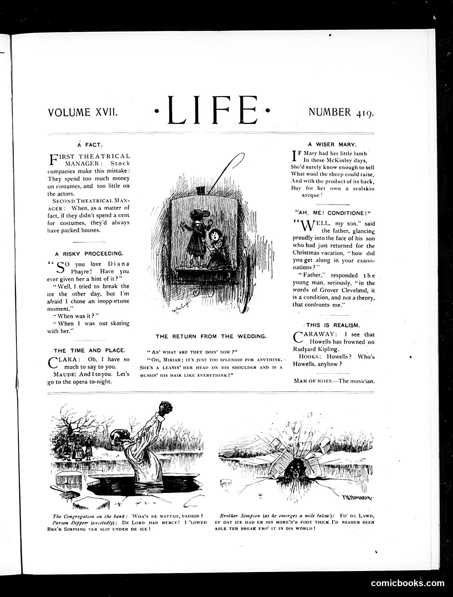 Life — January 8, 1891 — page 3: Life, 1891-01-08