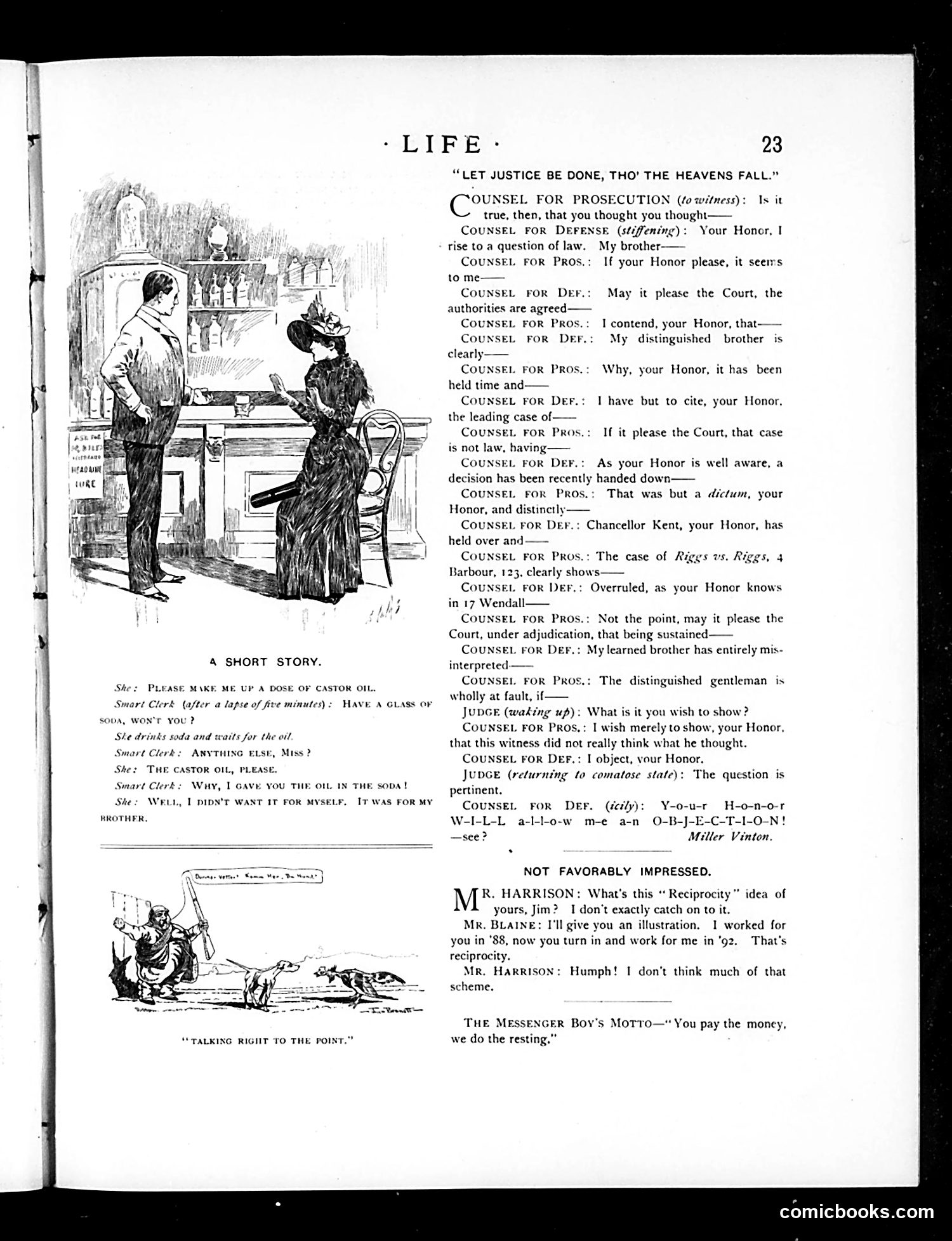 Life — January 8, 1891 — page 7: Life, 1891-01-08