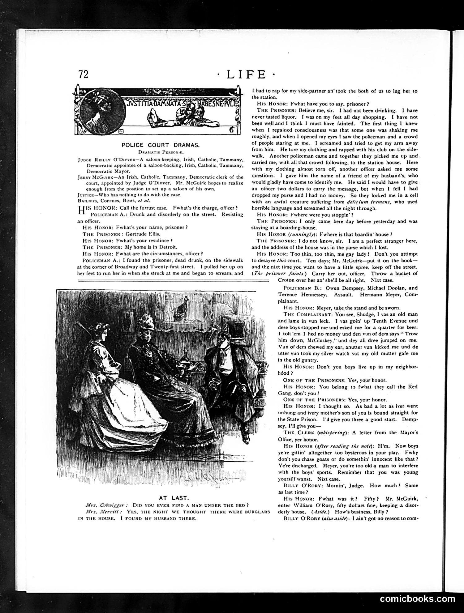 Life — January 29, 1891 — page 10: Life, 1891-01-29