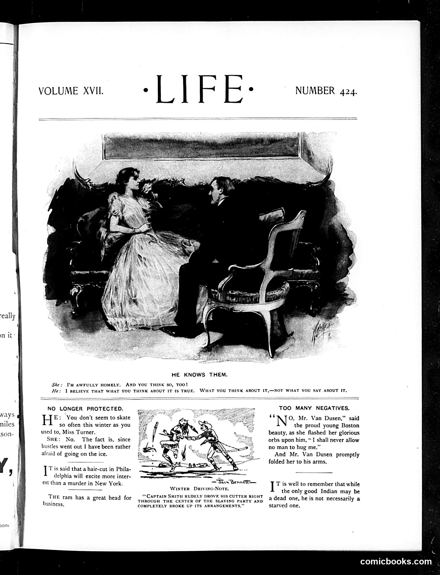 Life — February 12, 1891 — page 3: Life, 1891-02-12