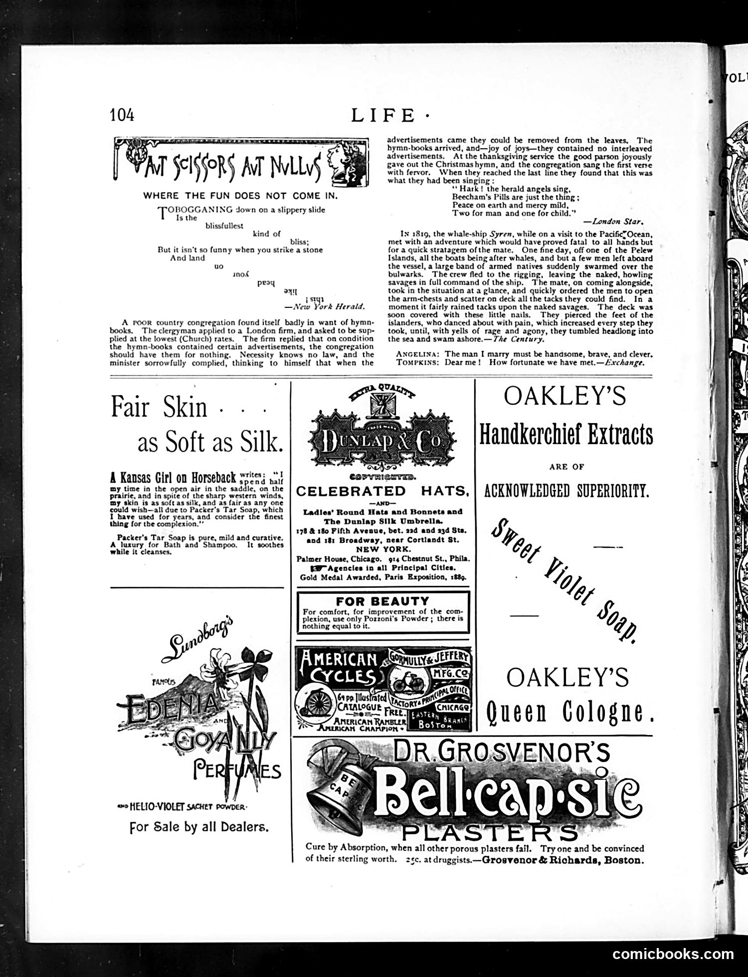 Life — February 12, 1891 — page 14: Life, 1891-02-12