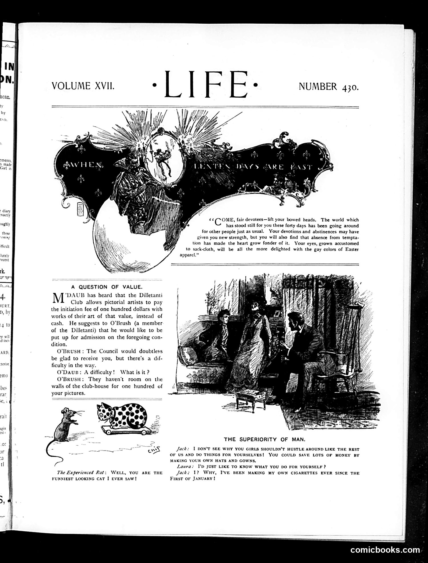 Life — March 26, 1891 — page 3: Life, 1891-03-26