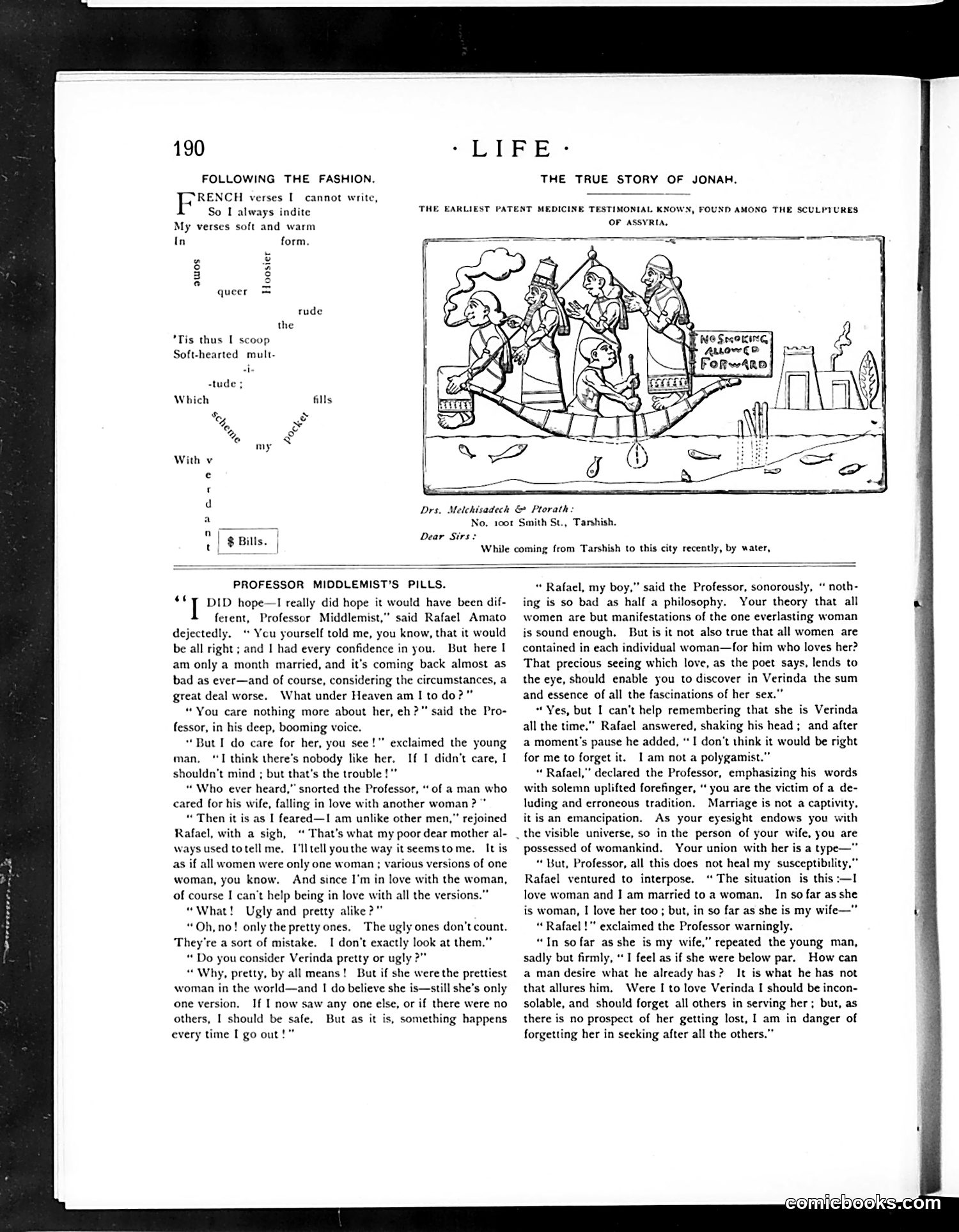Life — March 26, 1891 — page 8: Life, 1891-03-26