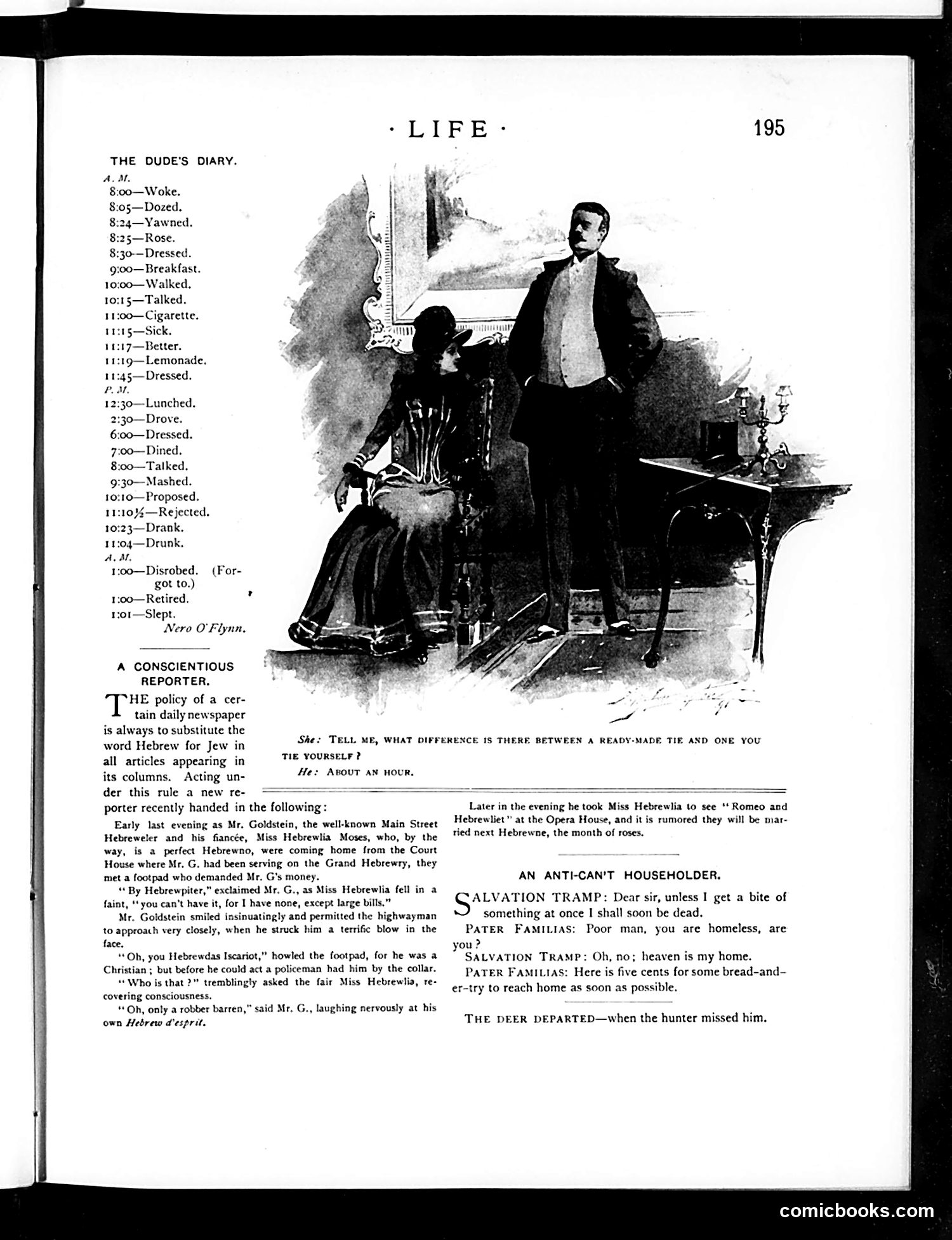 Life — March 26, 1891 — page 13: Life, 1891-03-26