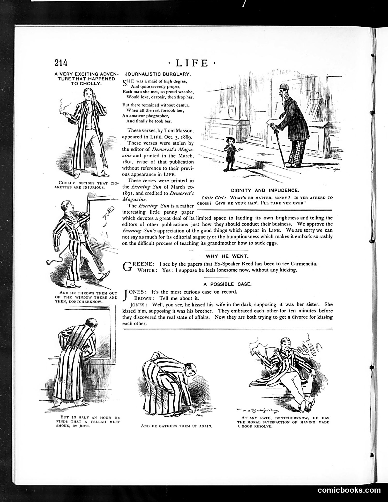 Life — April 2, 1891 — page 12: Life, 1891-04-02