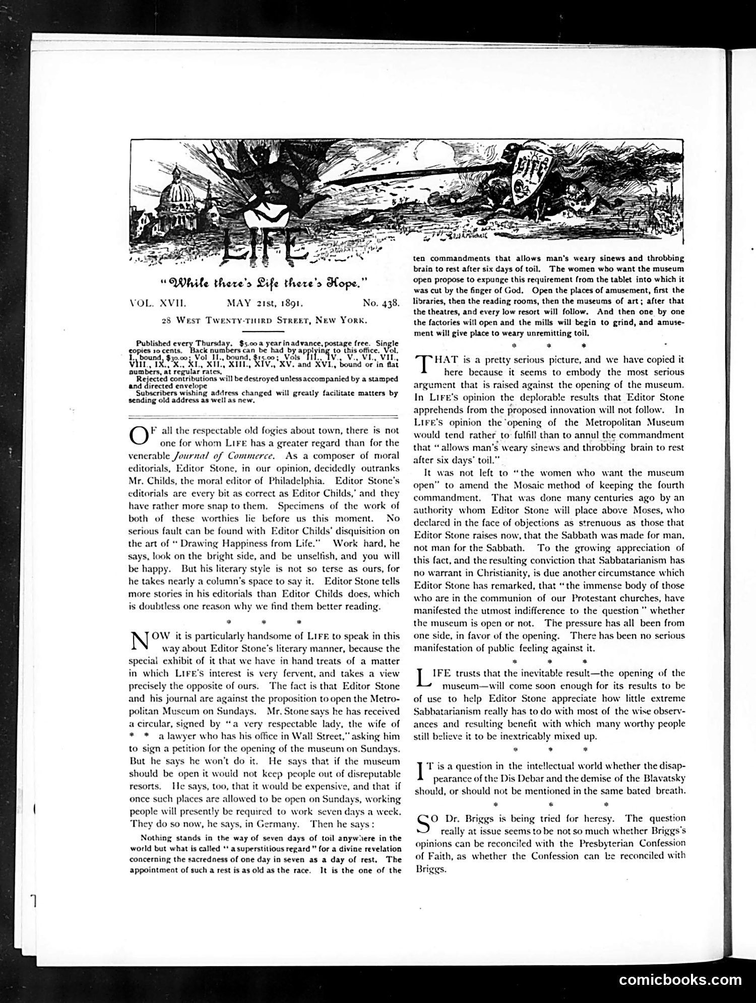 Life — May 21, 1891 — page 4: Life, 1891-05-21