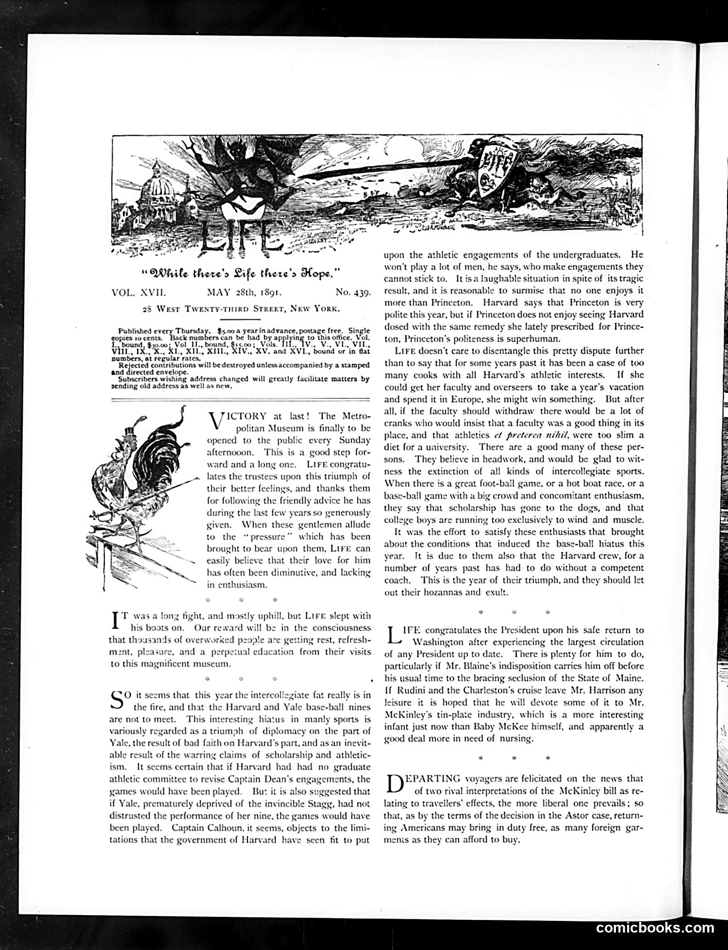 Life — May 28, 1891 — page 6: Life, 1891-05-28