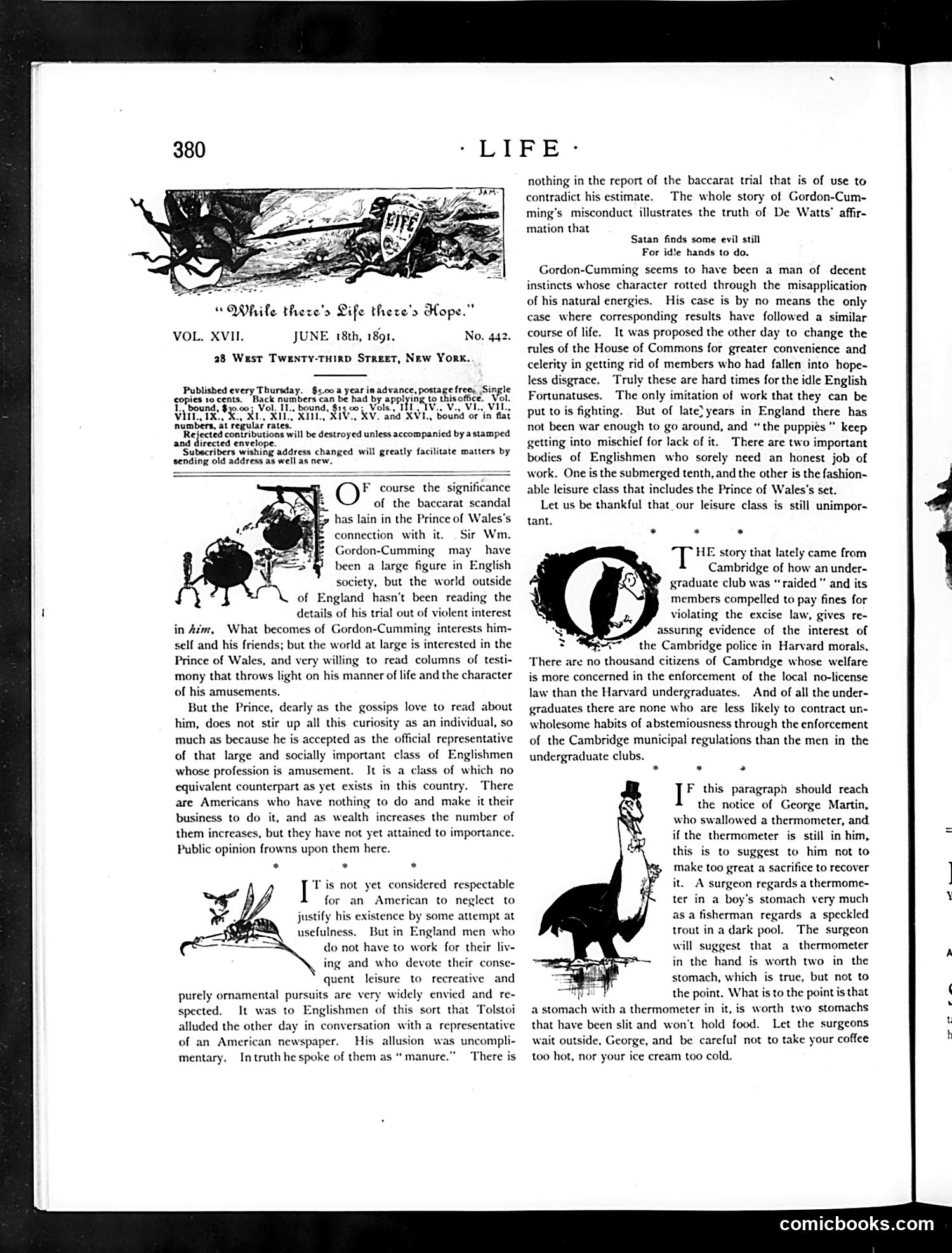 Life — June 18, 1891 — page 4: Life, 1891-06-18
