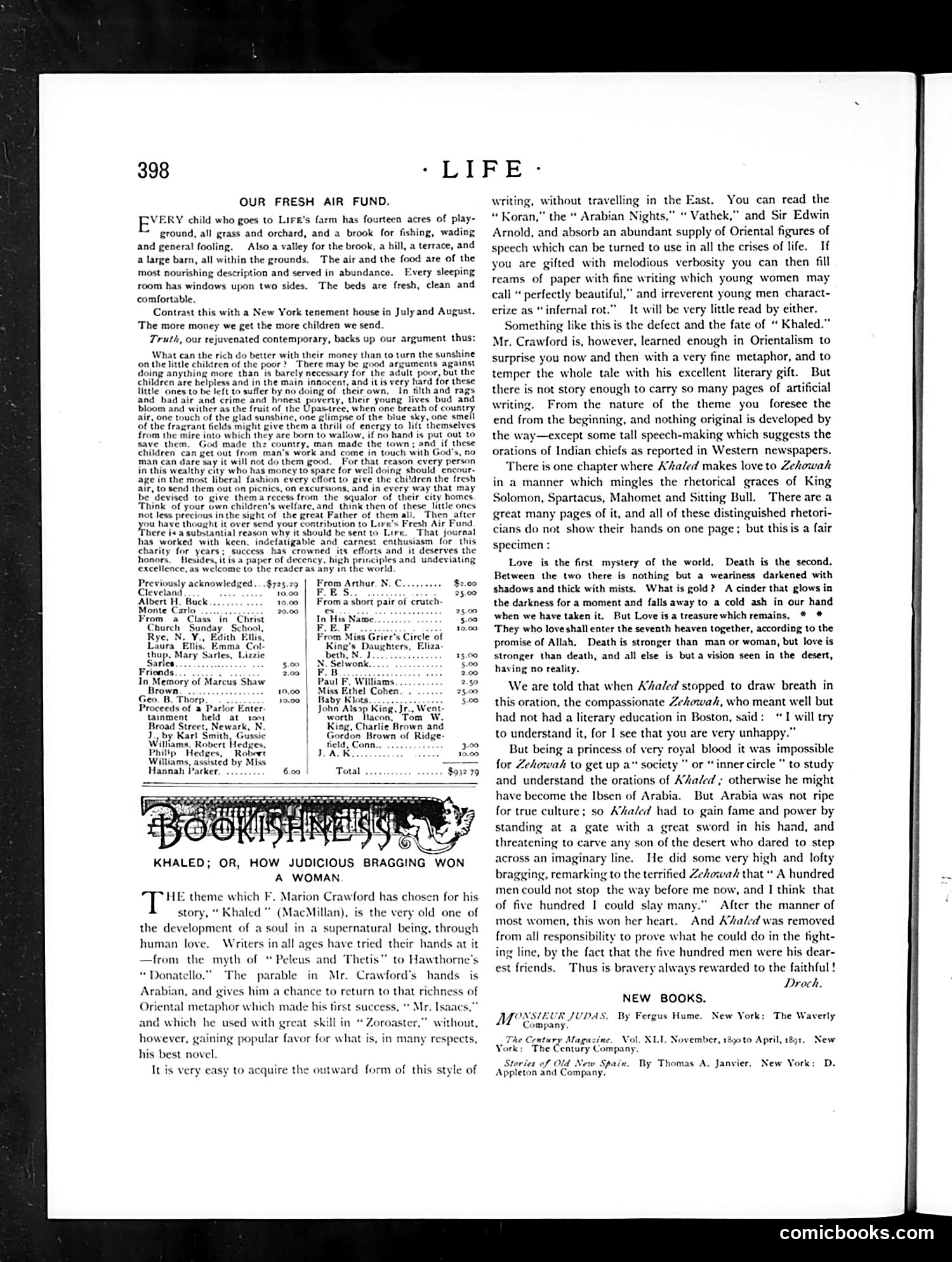 Life — June 25, 1891 — page 6: Life, 1891-06-25