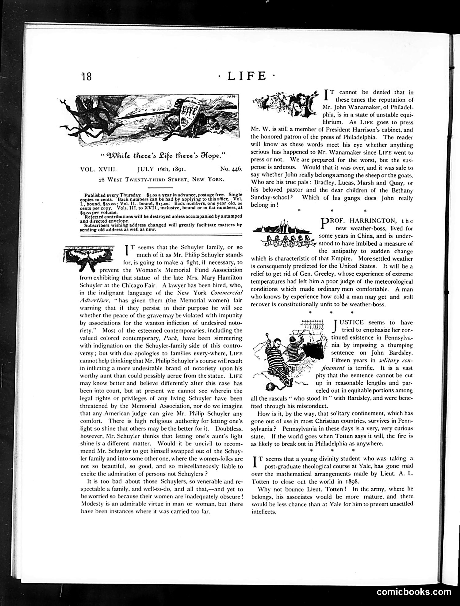 Life — July 16, 1891 — page 4: Life, 1891-07-16