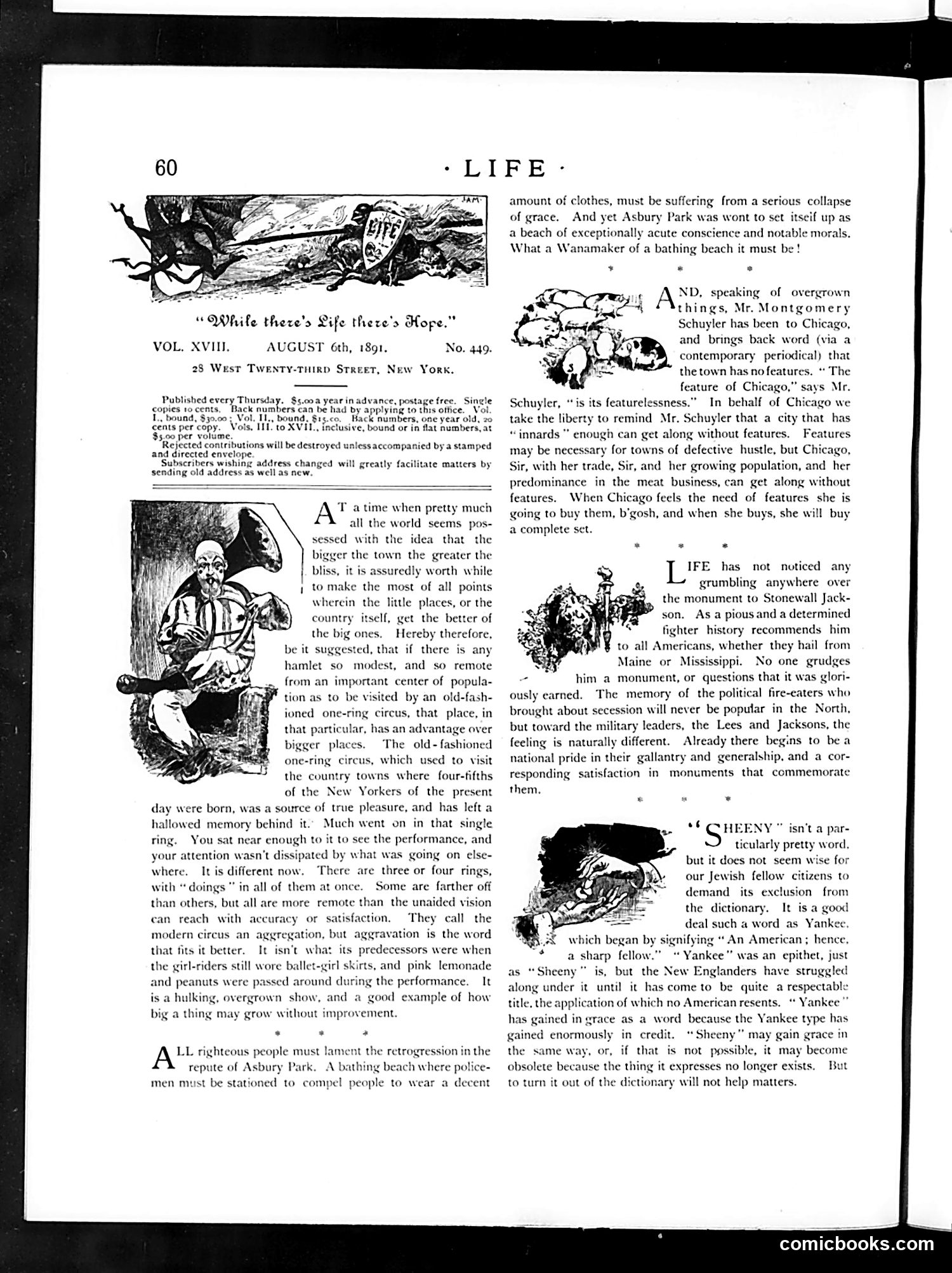 Life — August 6, 1891 — page 4: Life, 1891-08-06