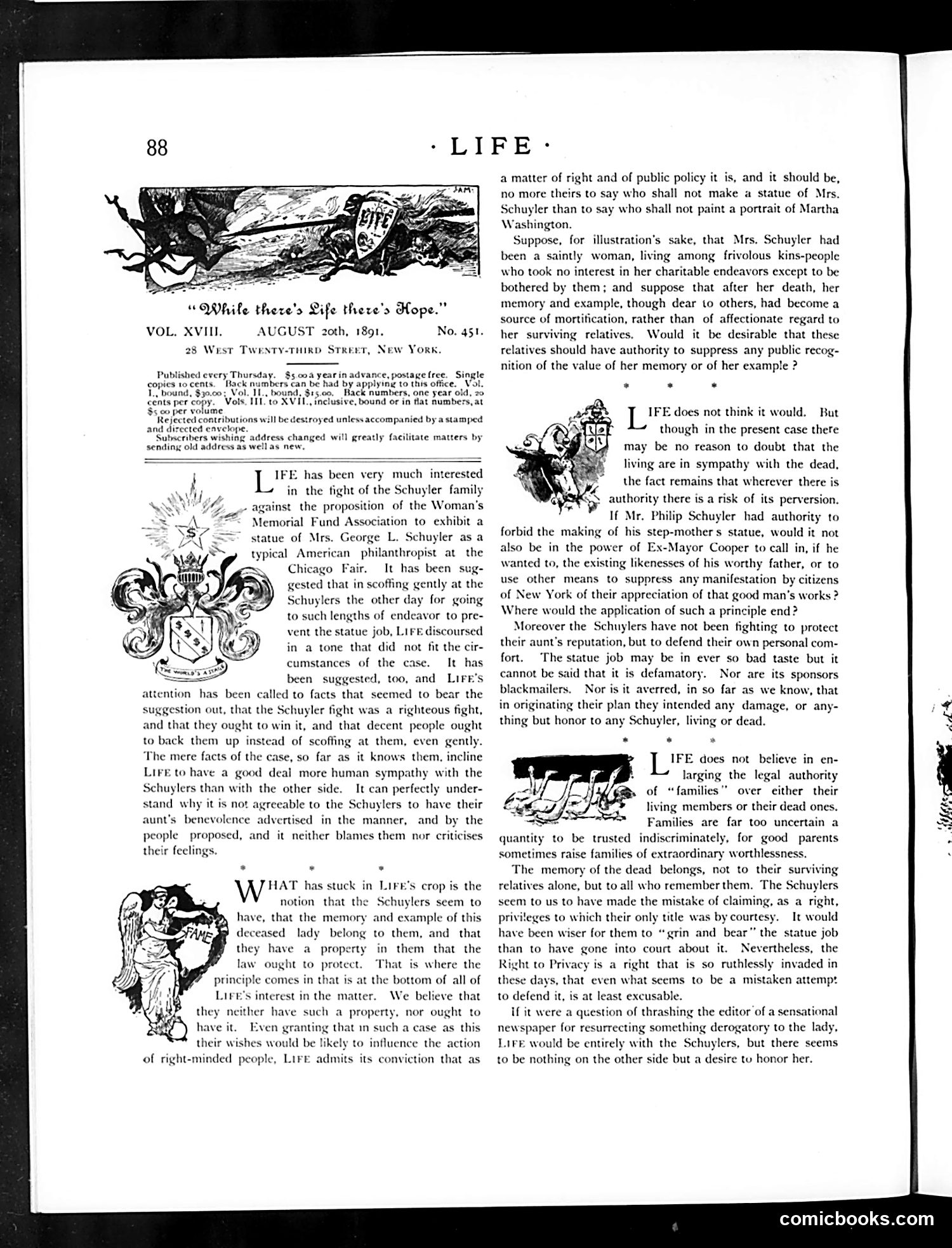 Life — August 20, 1891 — page 4: Life, 1891-08-20