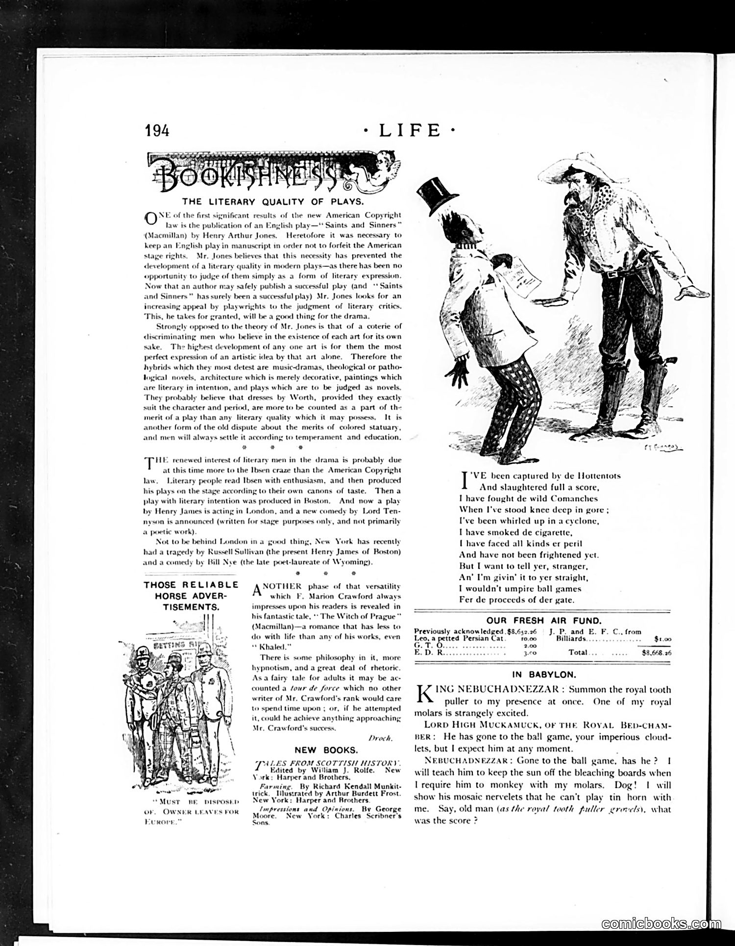 Life — October 8, 1891 — page 6: Life, 1891-10-08