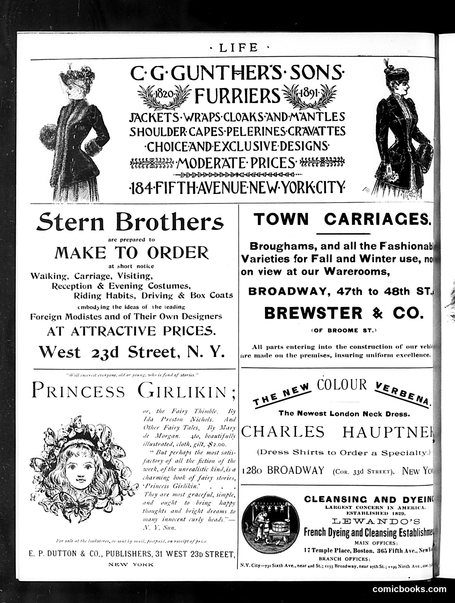Life — October 29, 1891 — page 2: Life, 1891-10-29