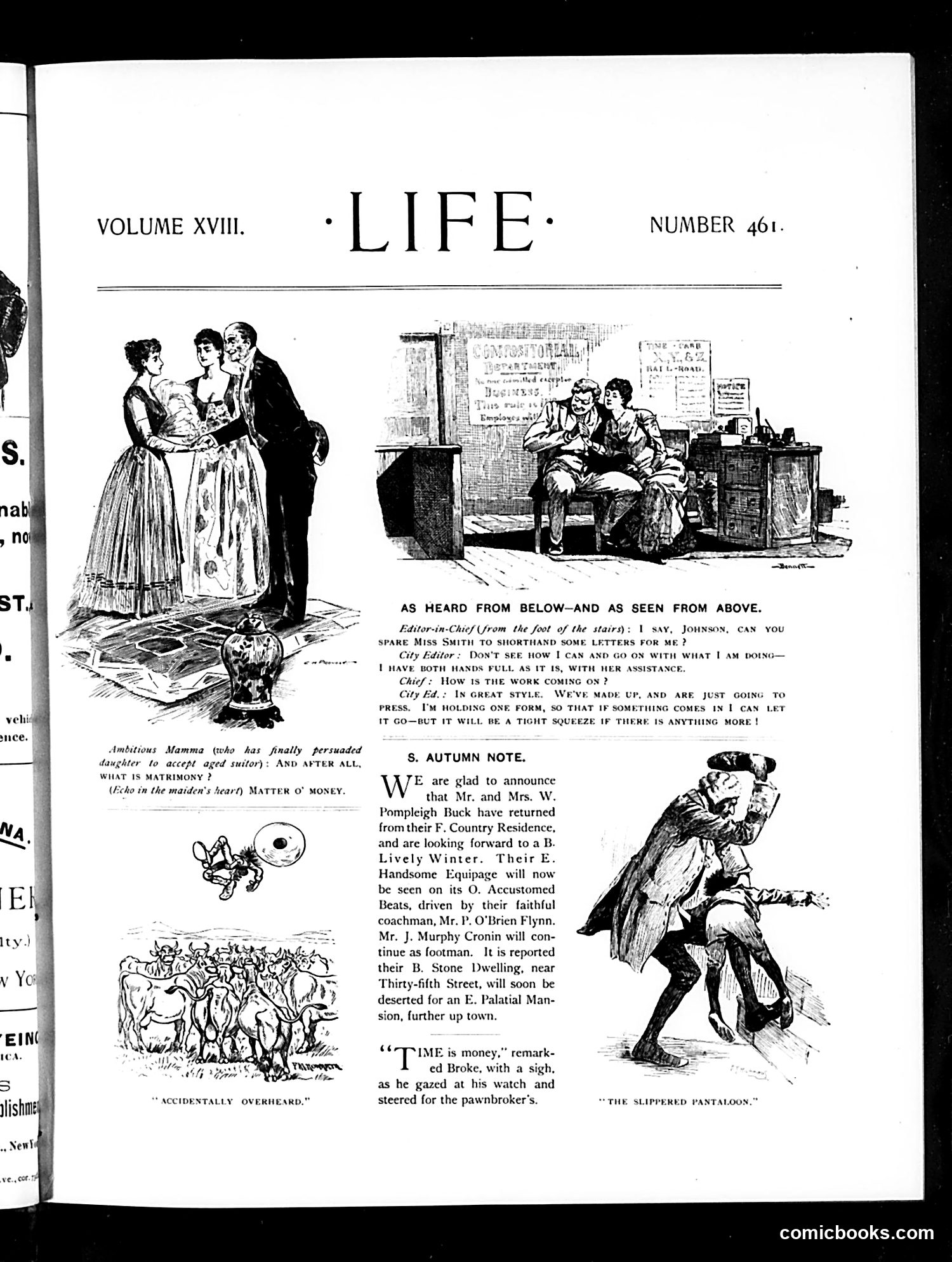 Life — October 29, 1891 — page 3: Life, 1891-10-29