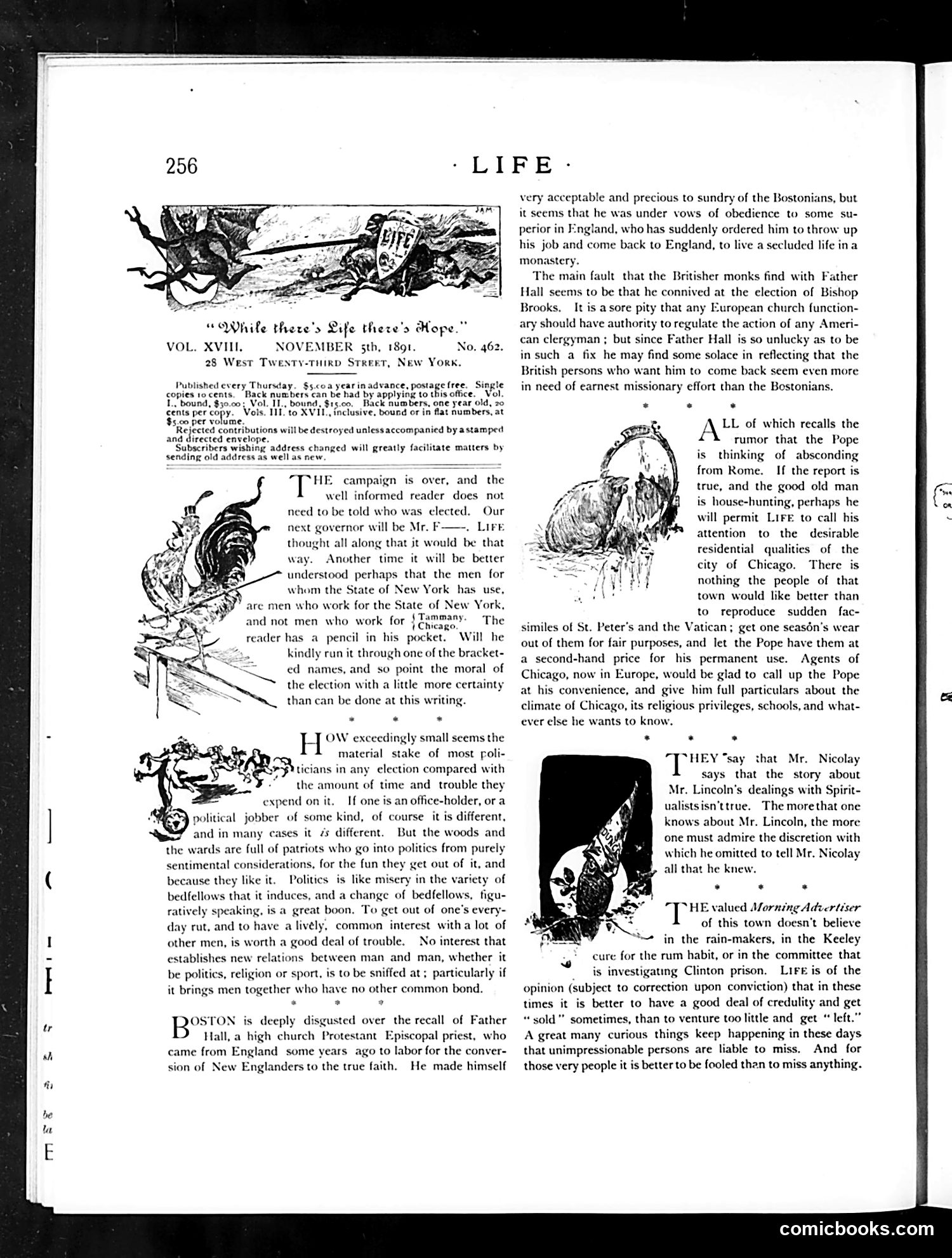 Life — November 5, 1891 — page 4: Life, 1891-11-05
