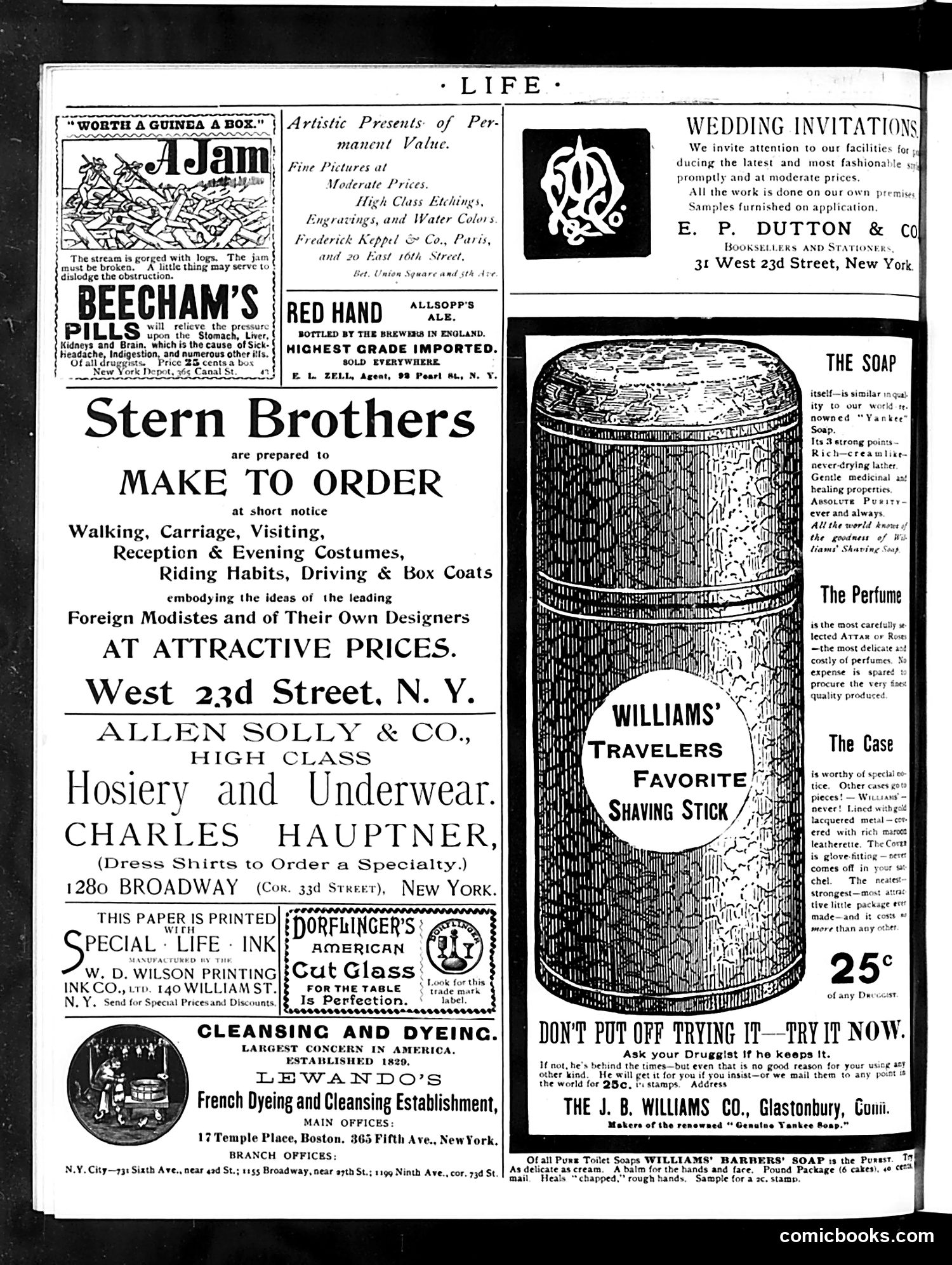 Life — November 12, 1891 — page 2: Life, 1891-11-12