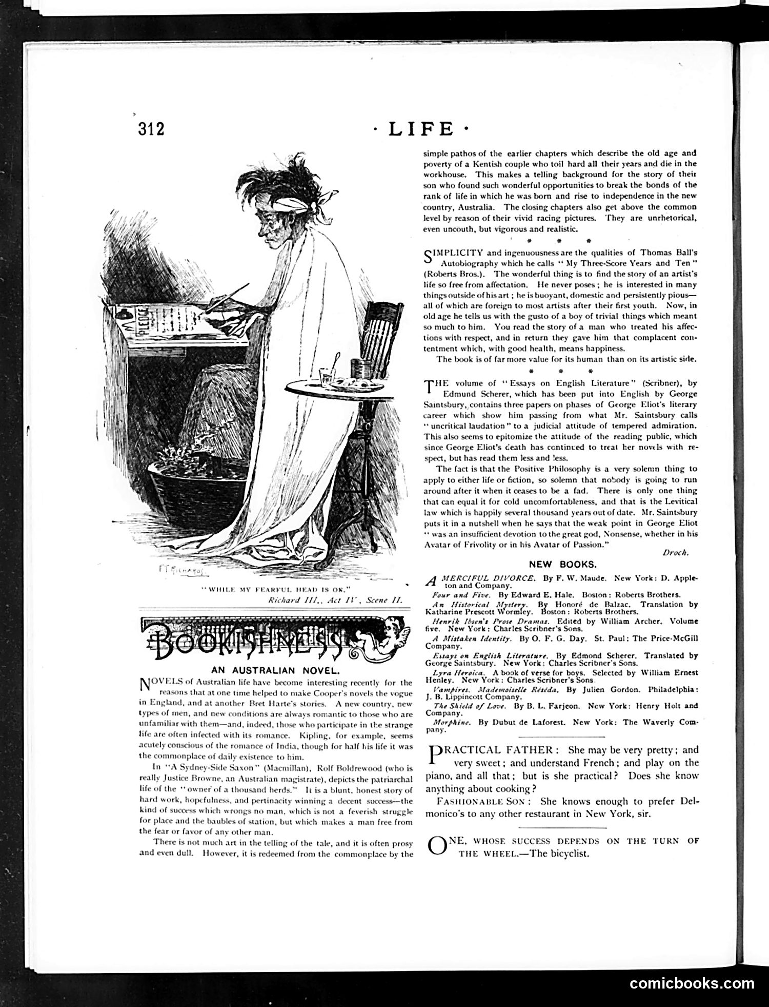 Life — November 26, 1891 — page 8: Life, 1891-11-26