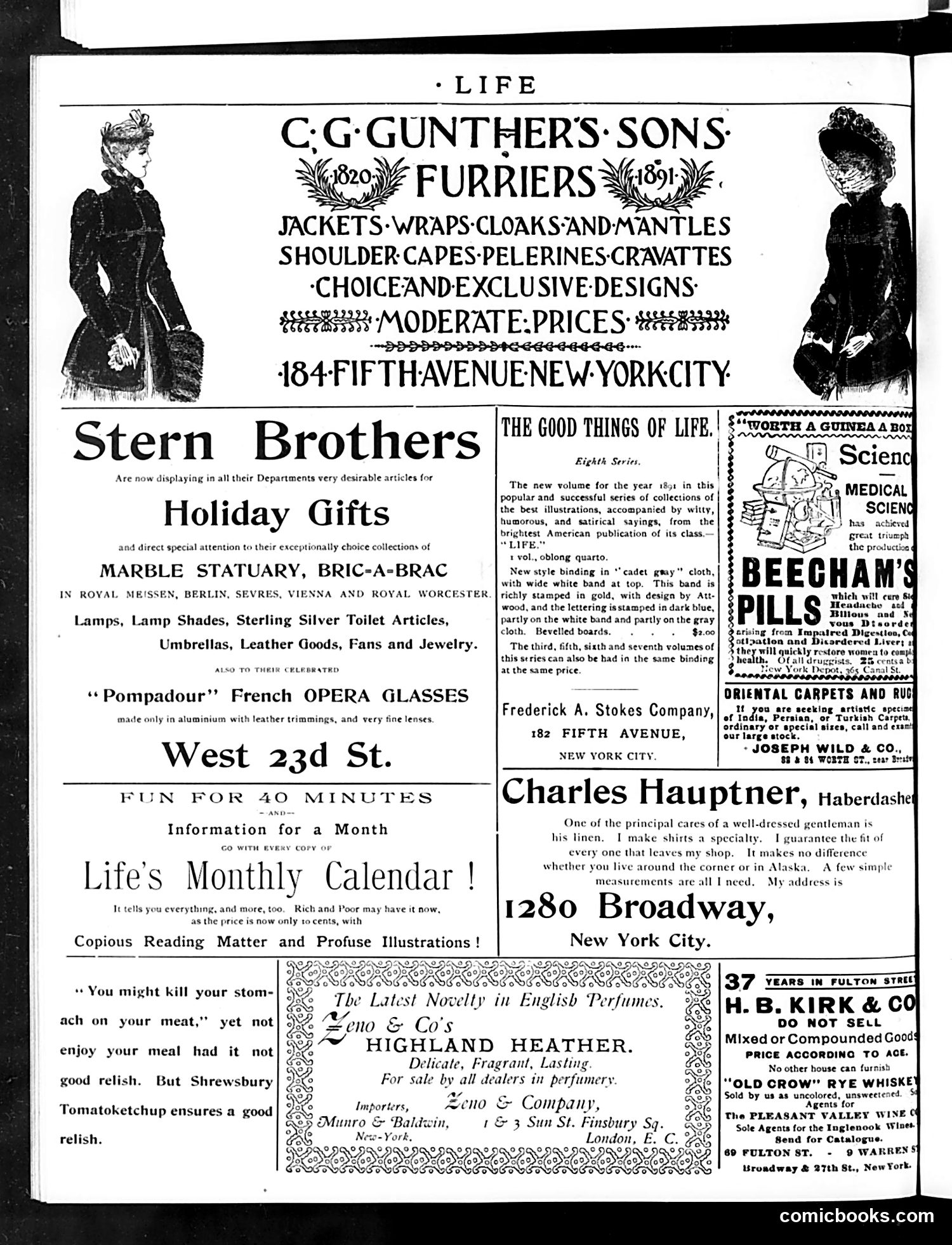 Life — December 24, 1891 — page 2: Life, 1891-12-24