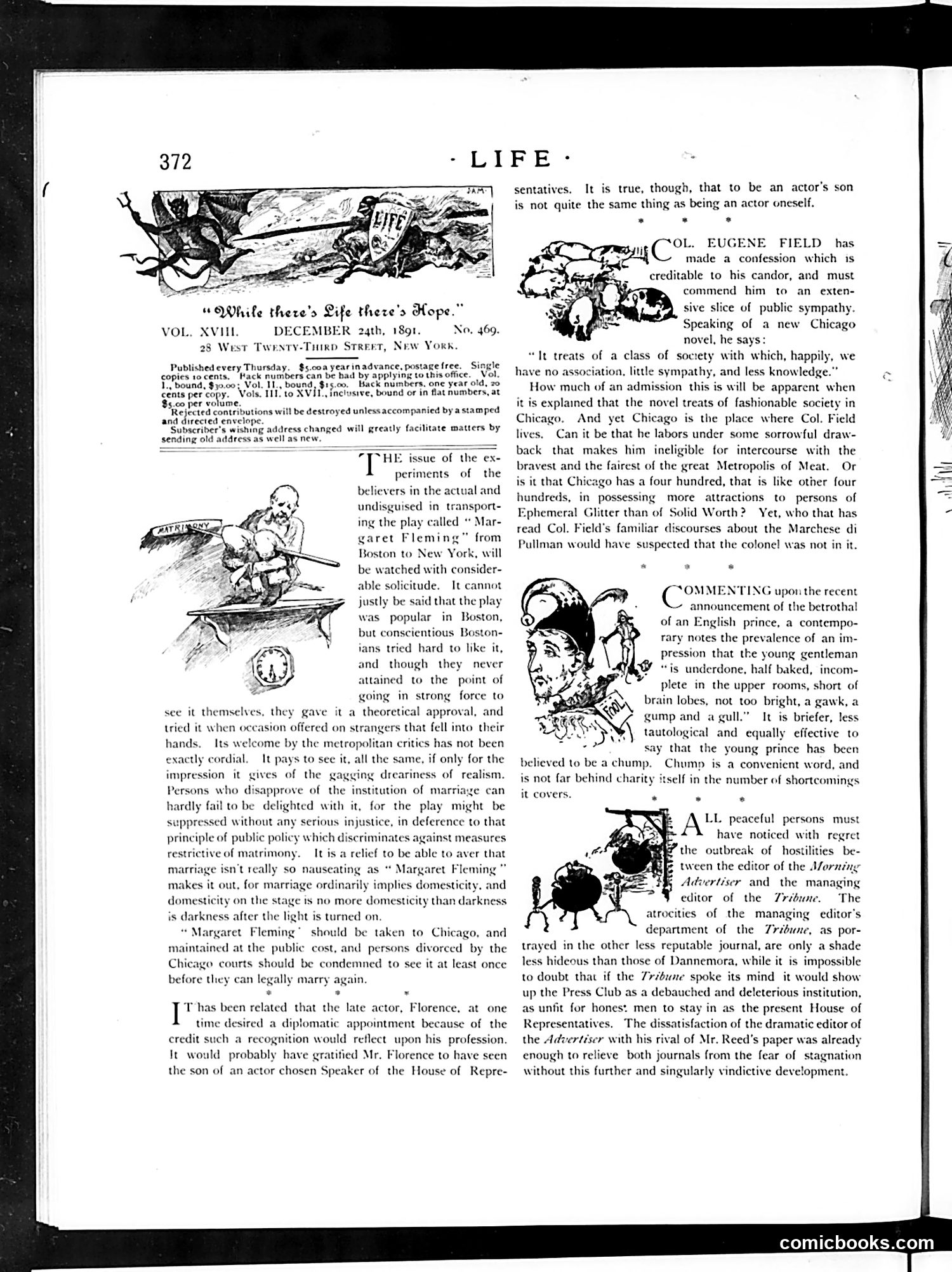 Life — December 24, 1891 — page 4: Life, 1891-12-24