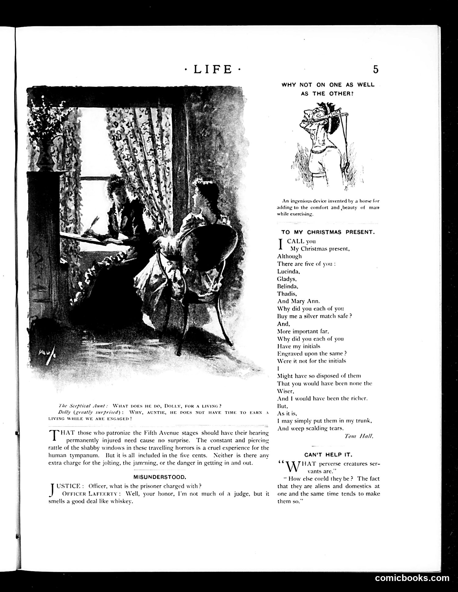 Life — January 7, 1892 — page 5: Life, 1892-01-07