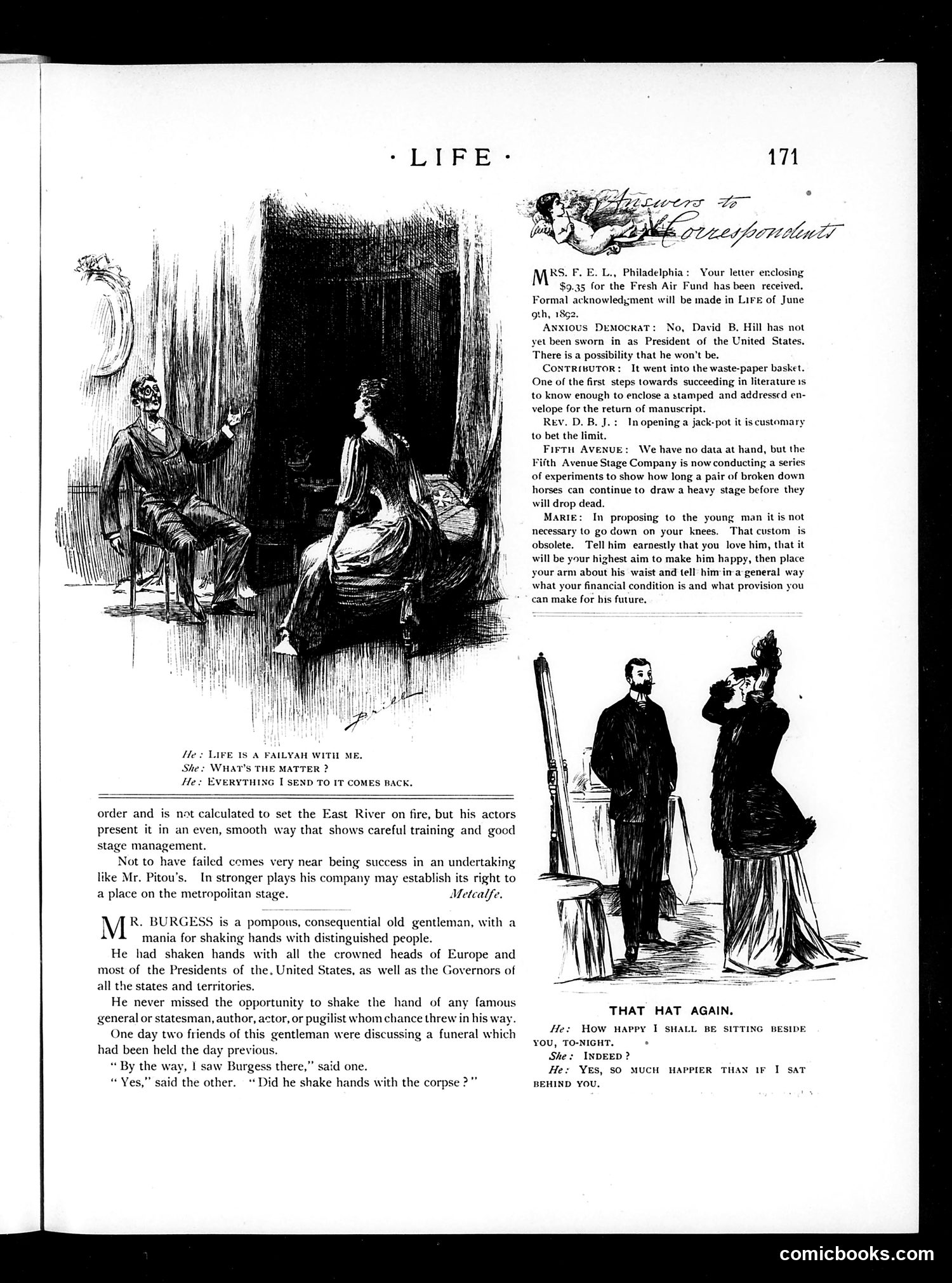 Life — March 17, 1892 — page 13: Life, 1892-03-17