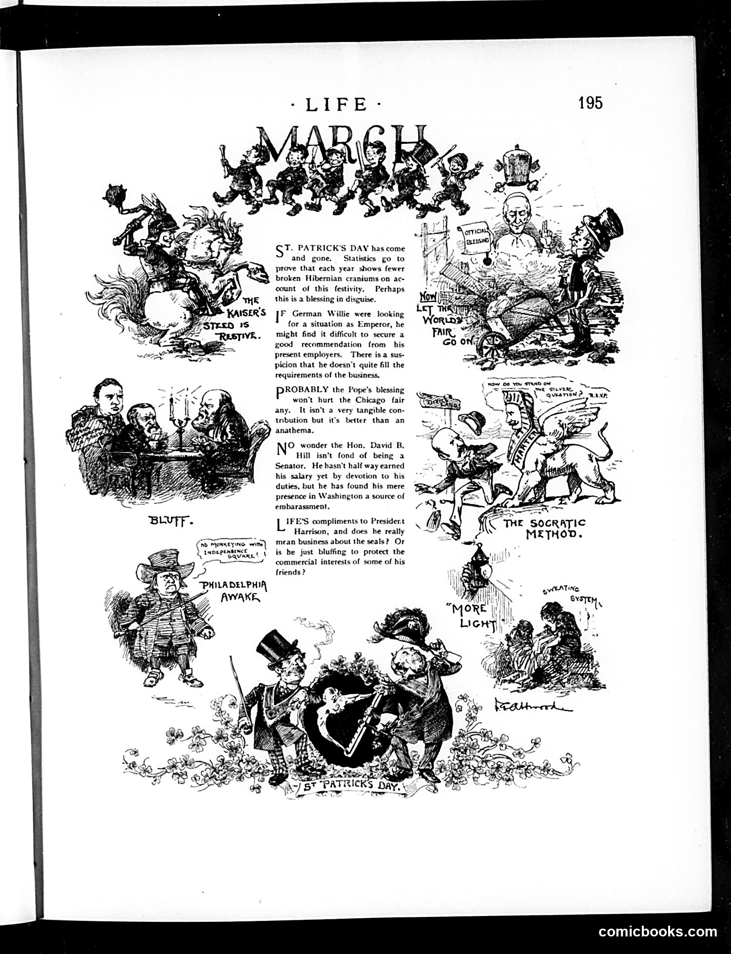 Life — March 31, 1892 — page 5: Life, 1892-03-31