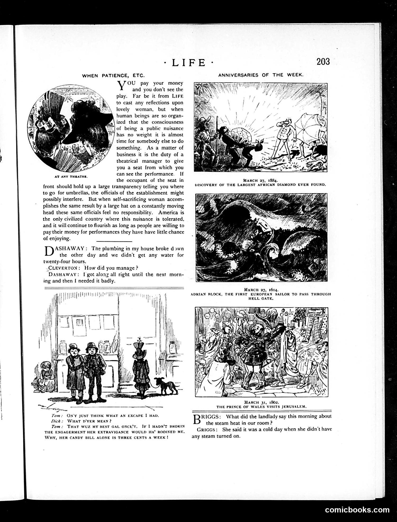 Life — March 31, 1892 — page 13: Life, 1892-03-31