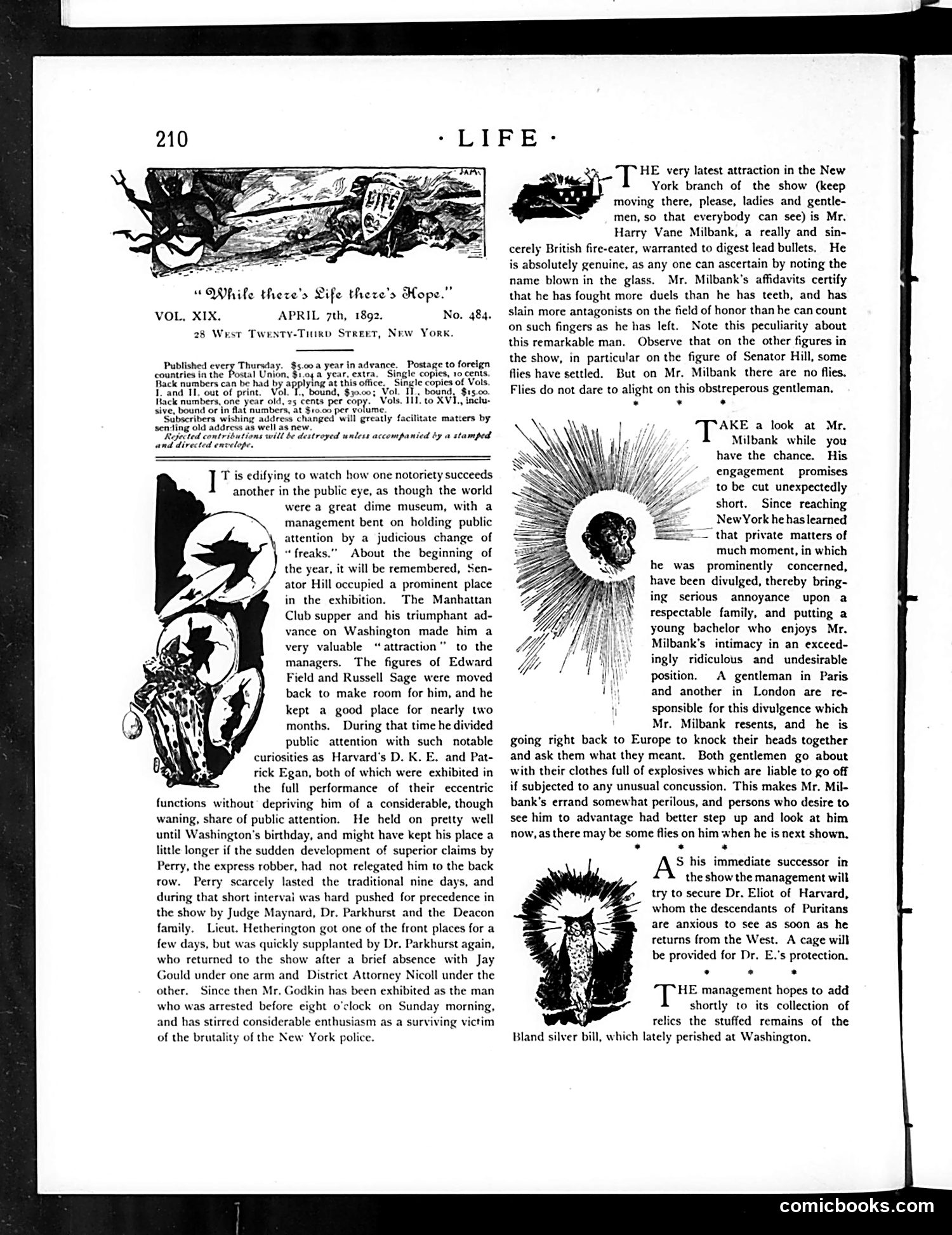 Life — April 7, 1892 — page 4: Life, 1892-04-07