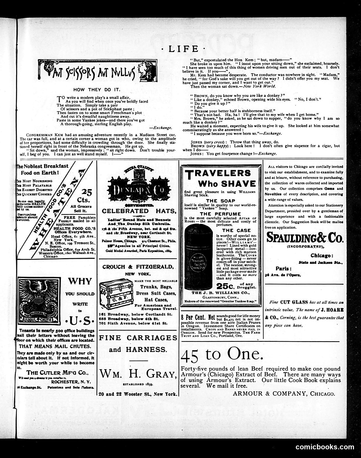 Life — May 12, 1892 — page 13: Life, 1892-05-12