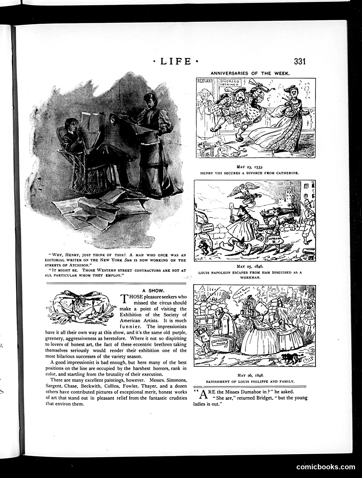 Life — May 26, 1892 — page 9: Life, 1892-05-26