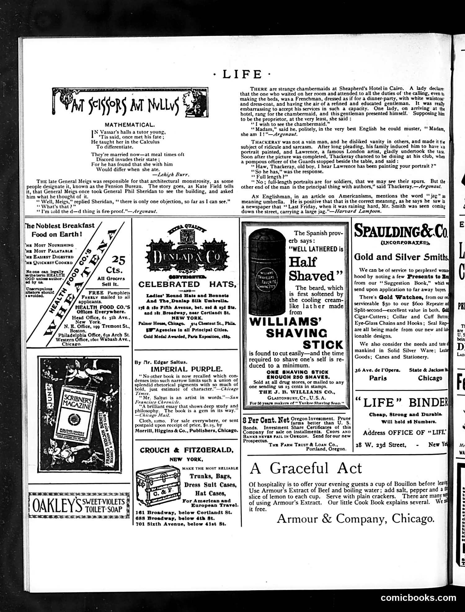 Life — May 26, 1892 — page 14: Life, 1892-05-26